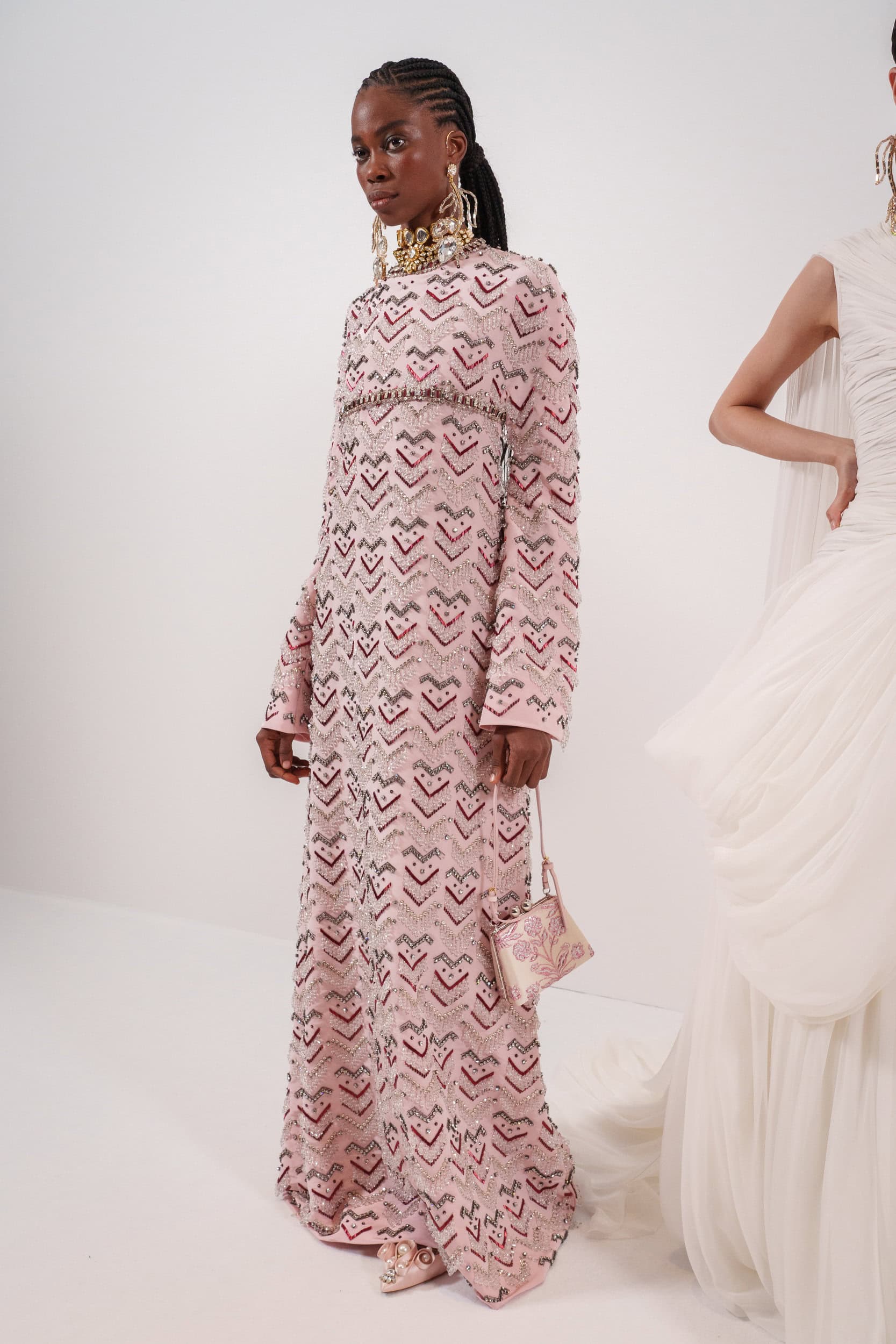 Giambattista Valli Spring 2025 Couture Fashion Show Backstage