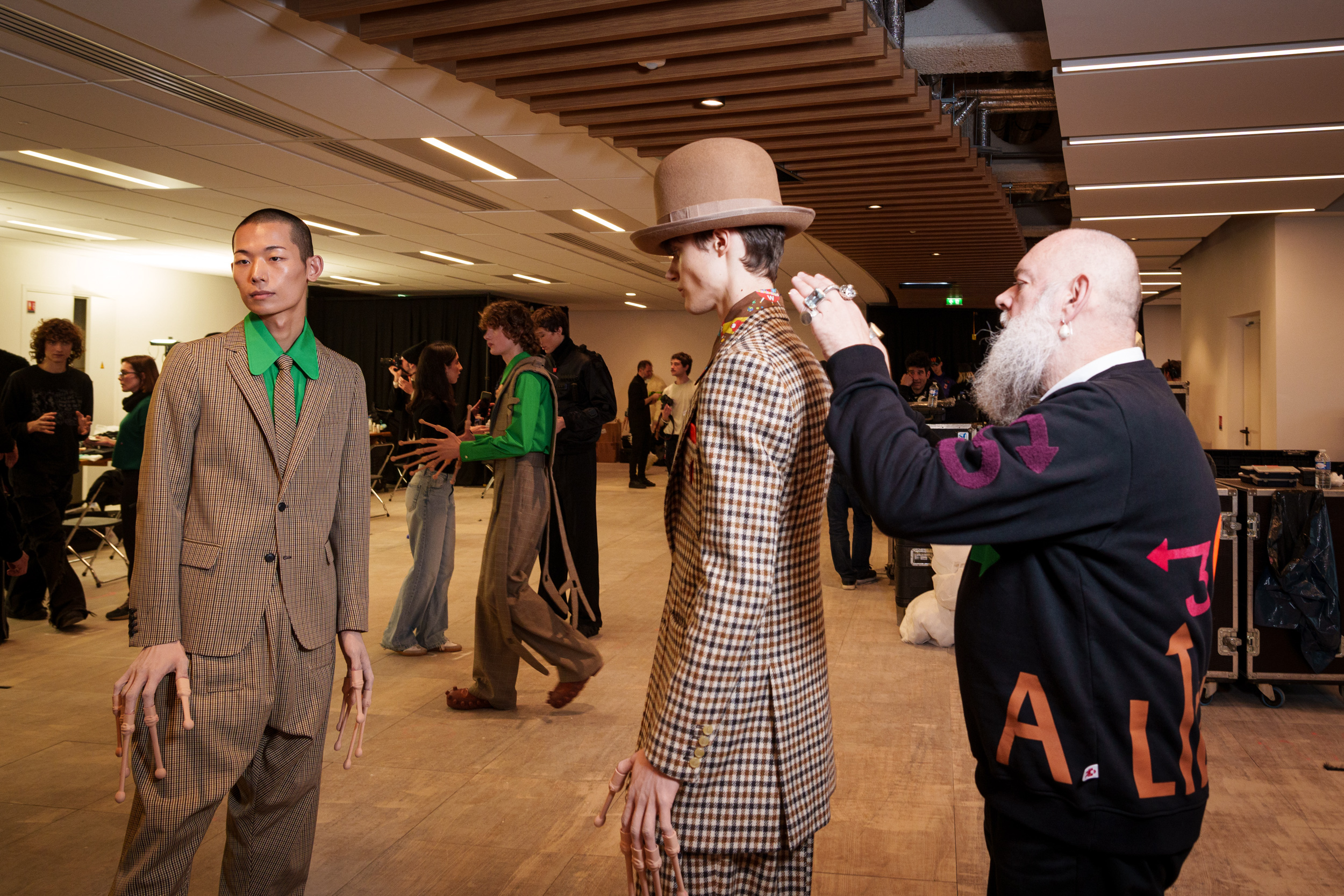 Walter Van Beirendonck Fall 2025 Men’s Fashion Show Backstage