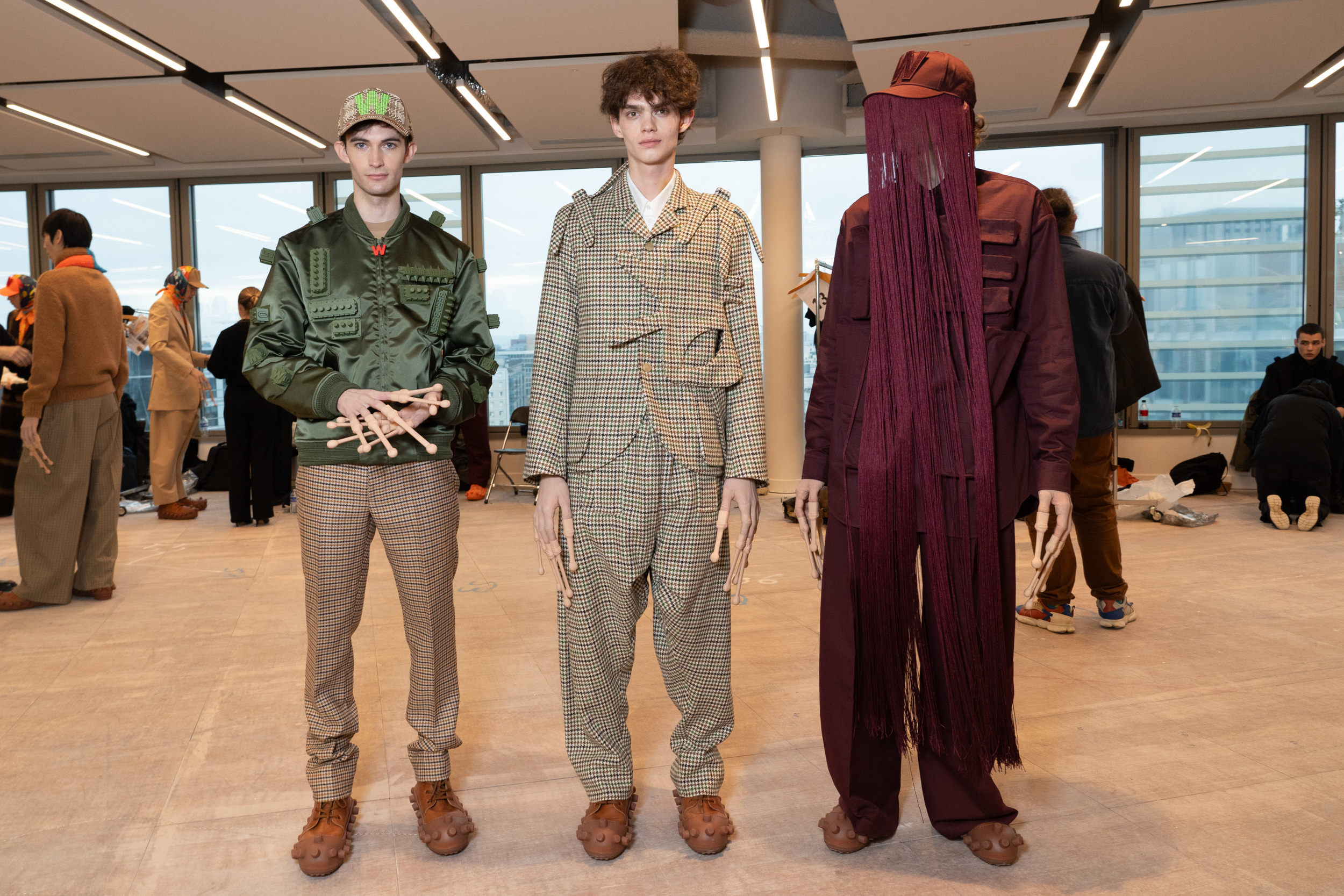 Walter Van Beirendonck Fall 2025 Men’s Fashion Show Backstage