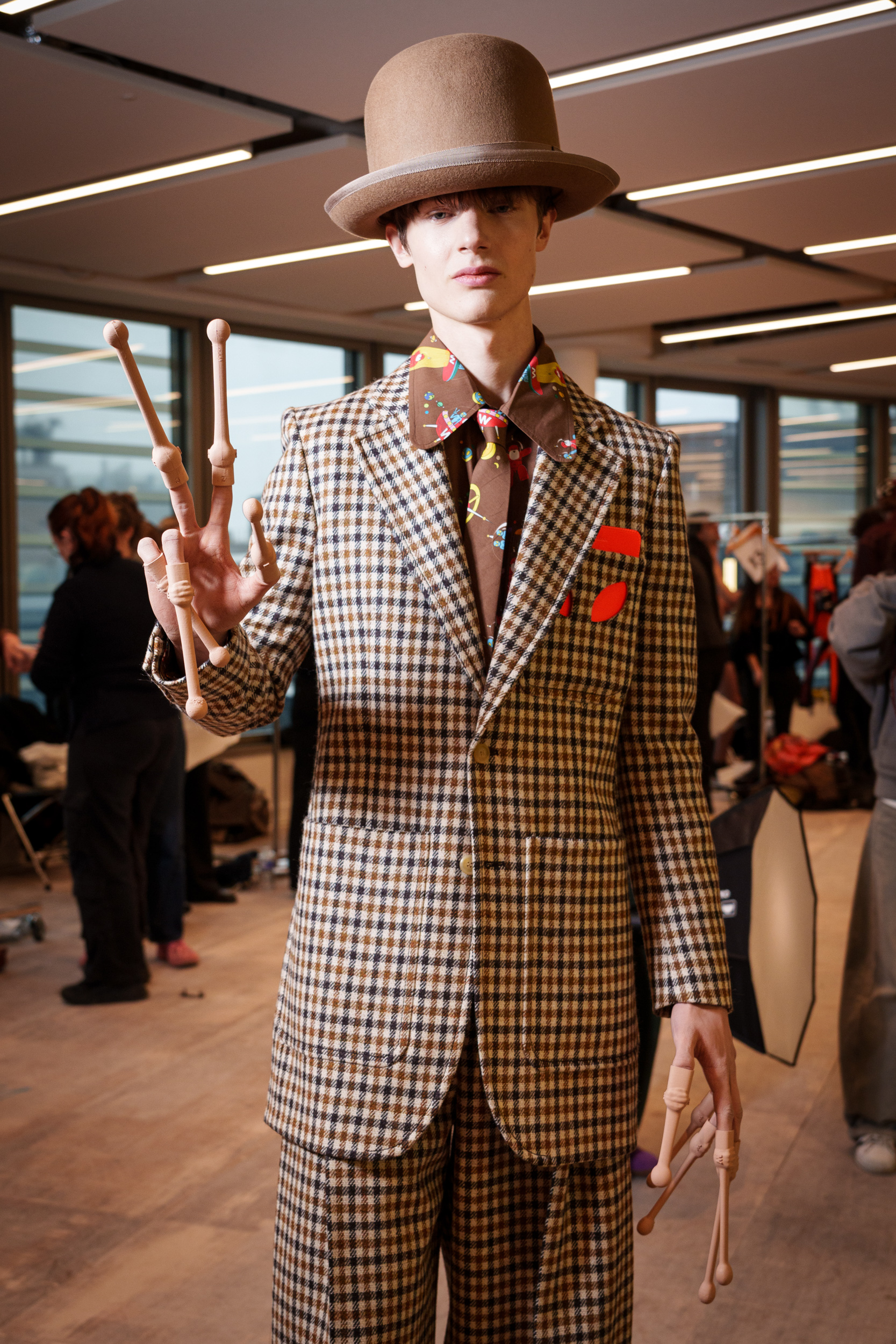 Walter Van Beirendonck Fall 2025 Men’s Fashion Show Backstage