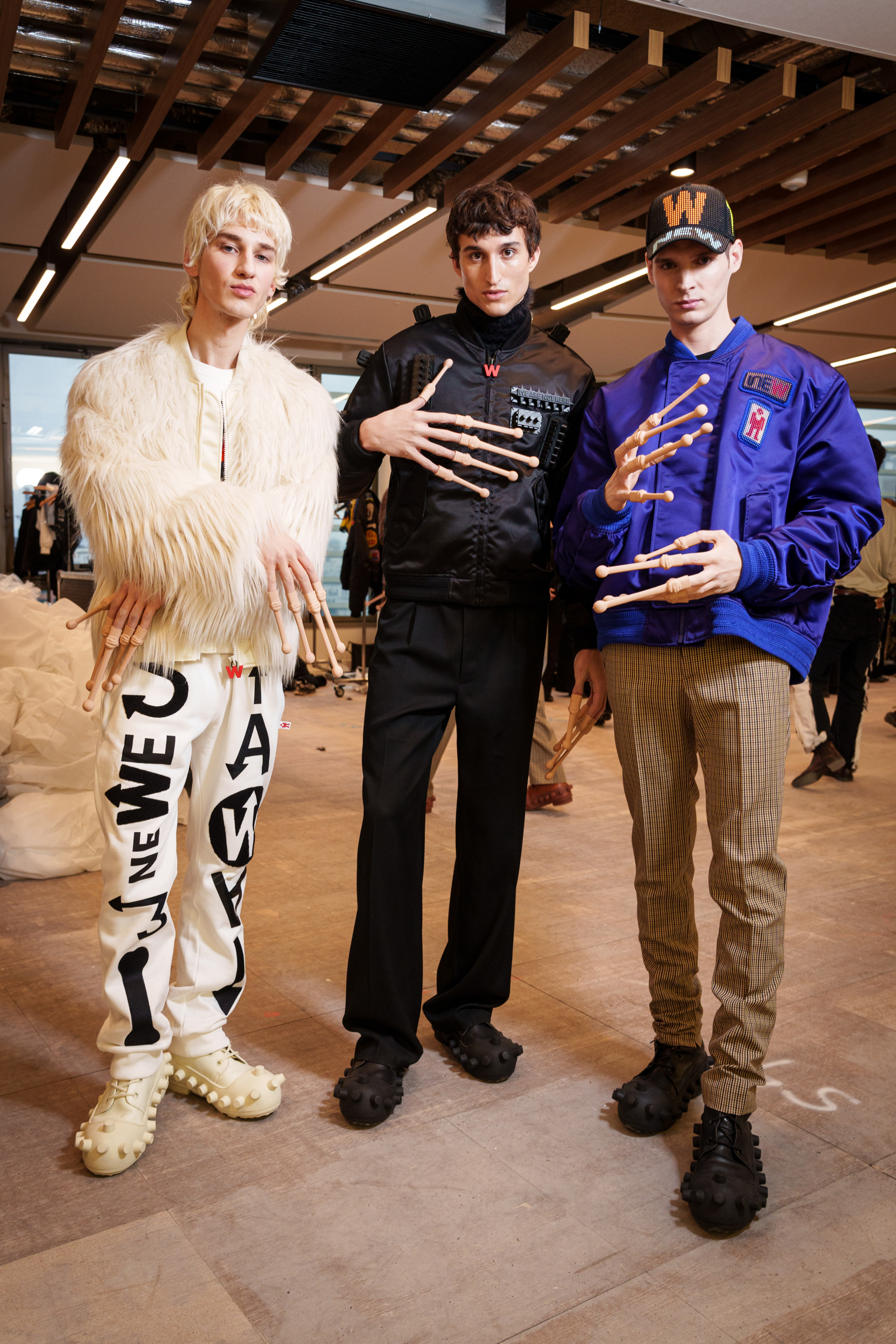 Walter Van Beirendonck Fall 2025 Men’s Fashion Show Backstage