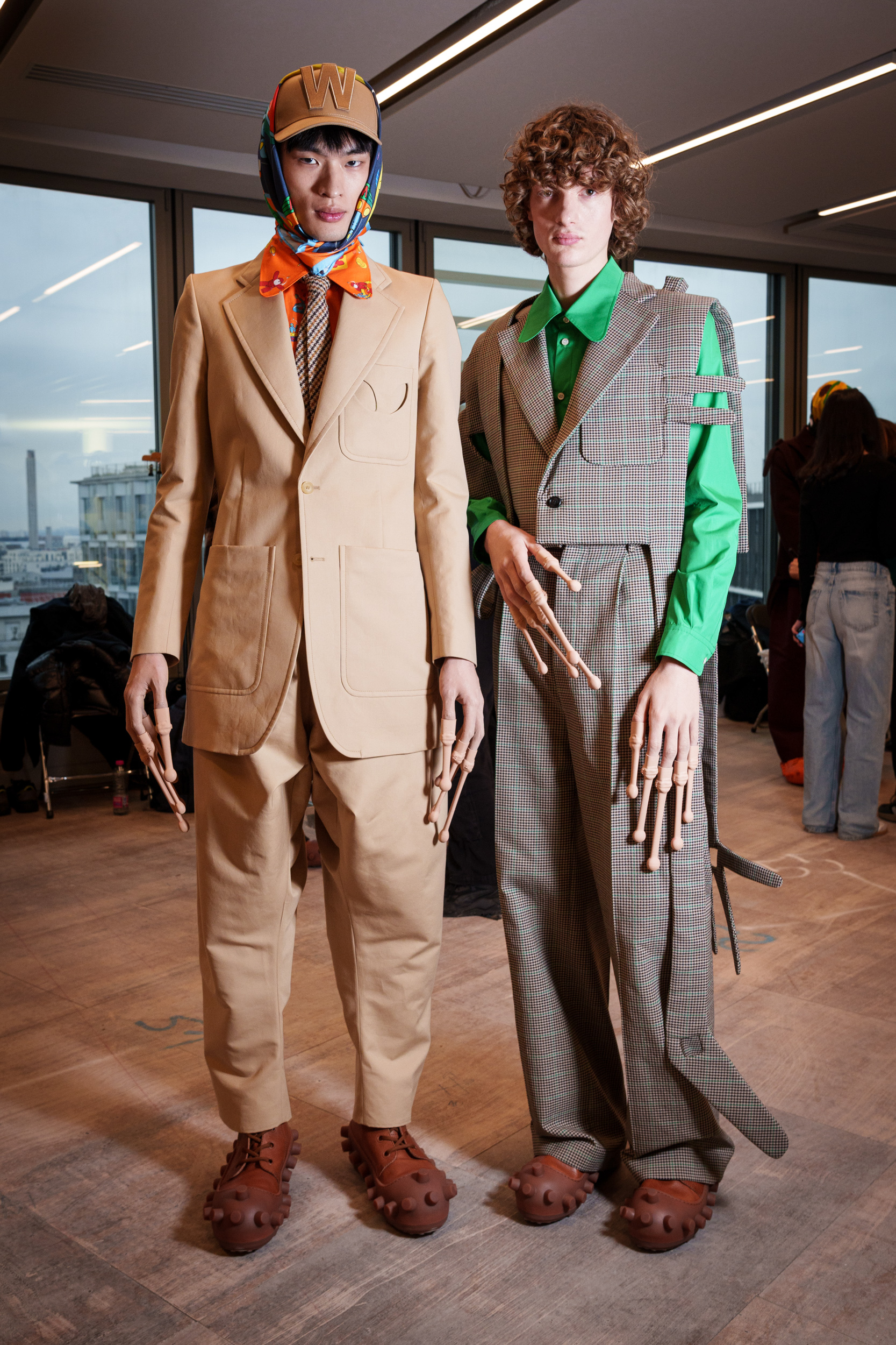 Walter Van Beirendonck Fall 2025 Men’s Fashion Show Backstage