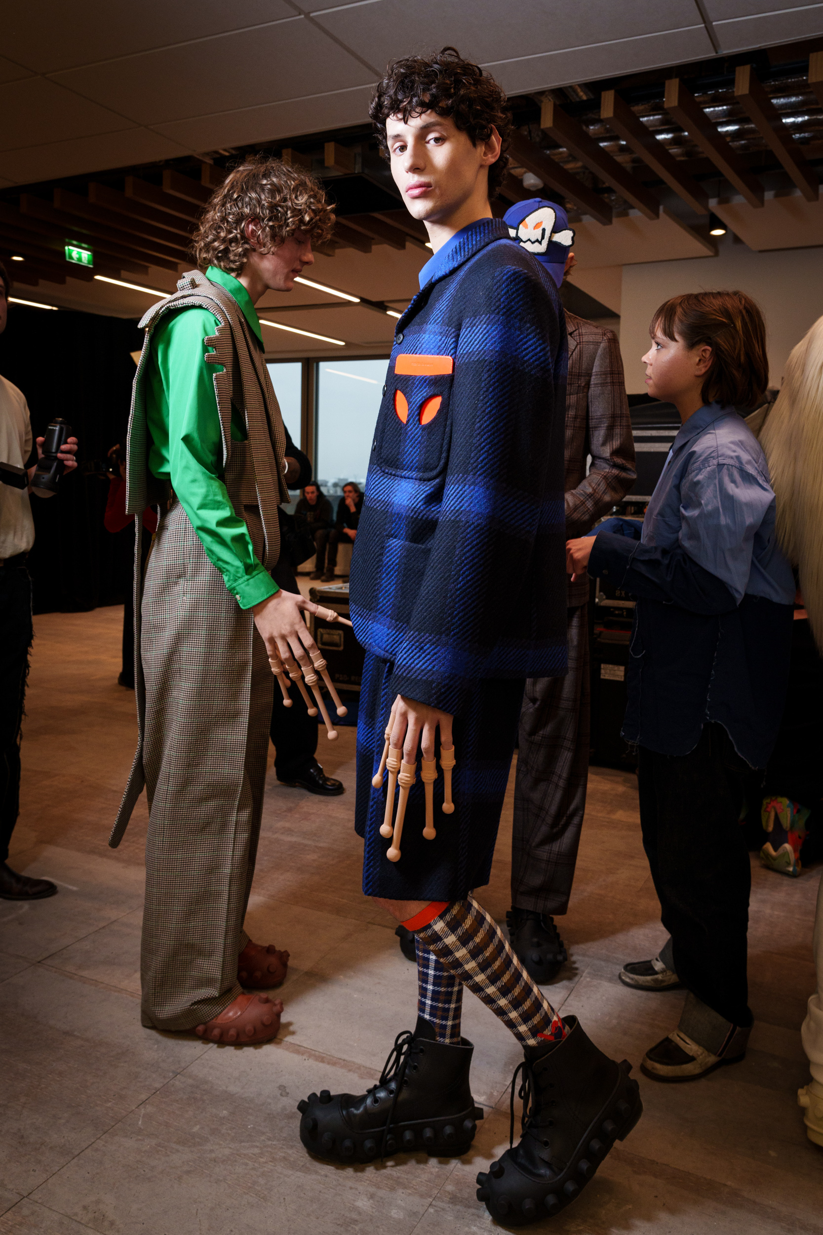 Walter Van Beirendonck Fall 2025 Men’s Fashion Show Backstage