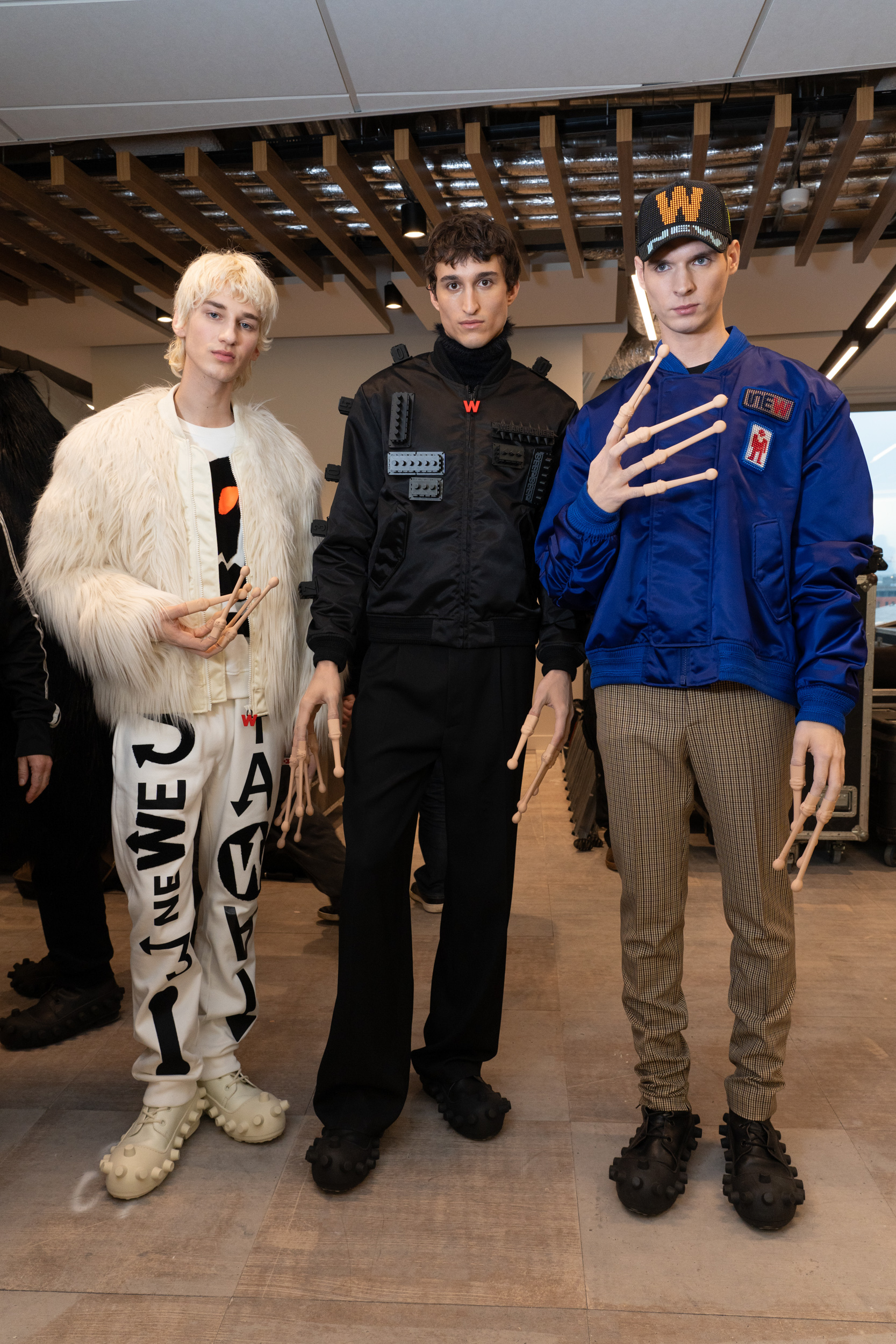 Walter Van Beirendonck Fall 2025 Men’s Fashion Show Backstage