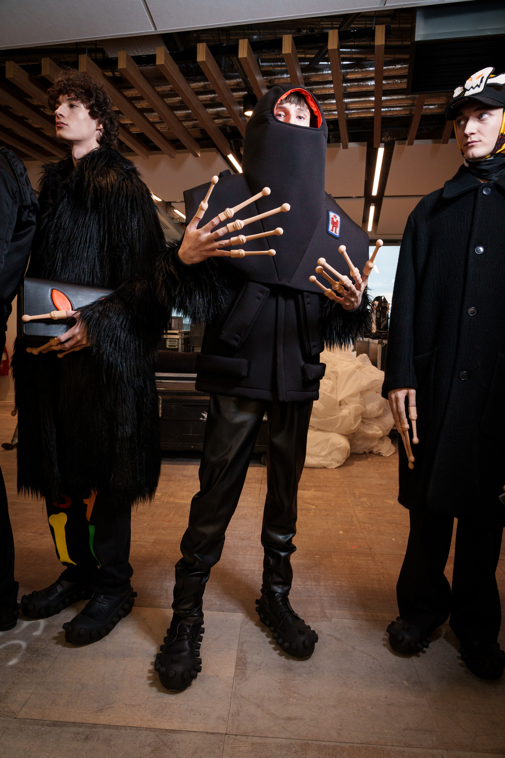 Walter Van Beirendonck Fall 2025 Men’s Fashion Show Backstage