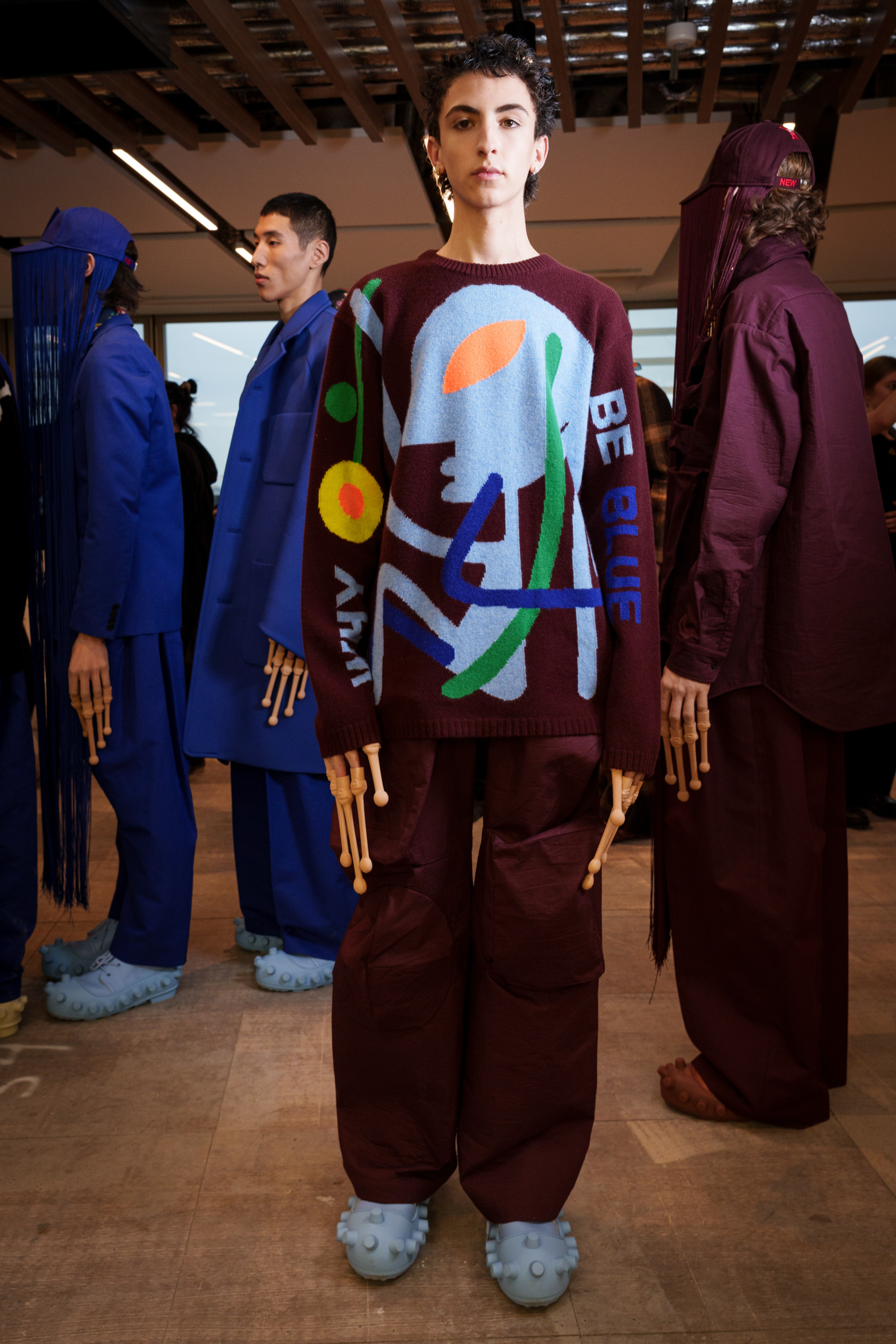 Walter Van Beirendonck Fall 2025 Men’s Fashion Show Backstage