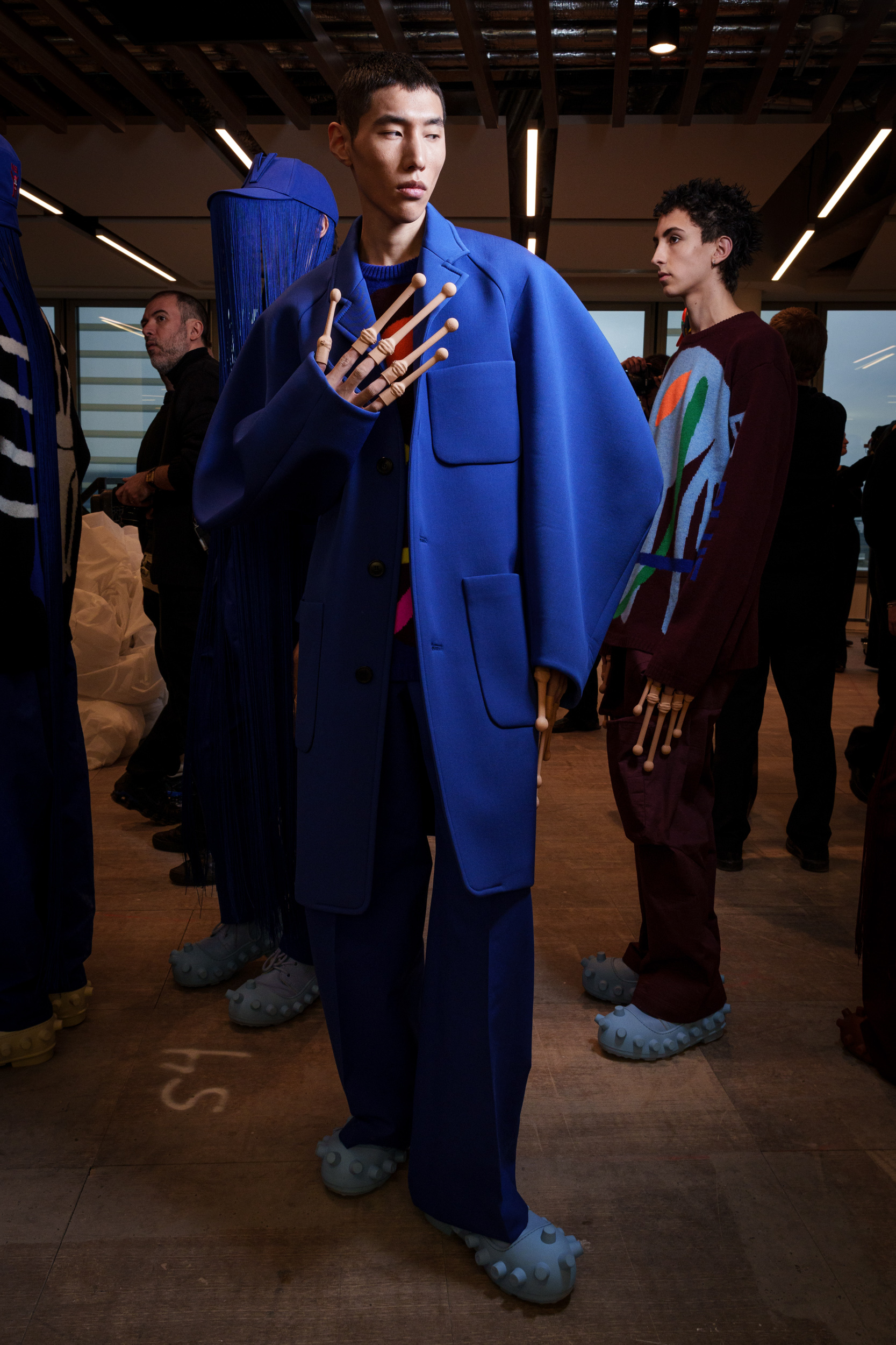 Walter Van Beirendonck Fall 2025 Men’s Fashion Show Backstage