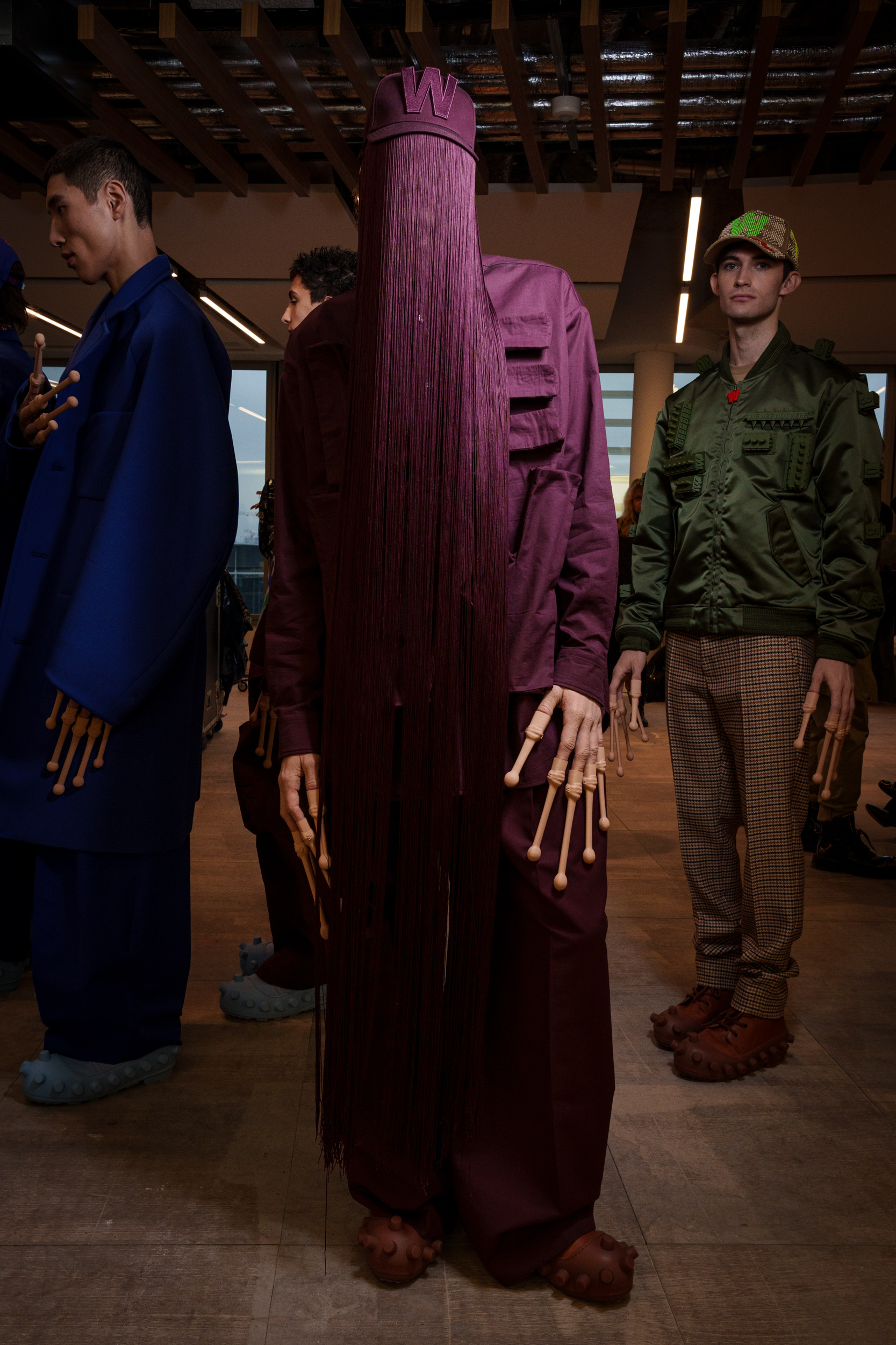 Walter Van Beirendonck Fall 2025 Men’s Fashion Show Backstage