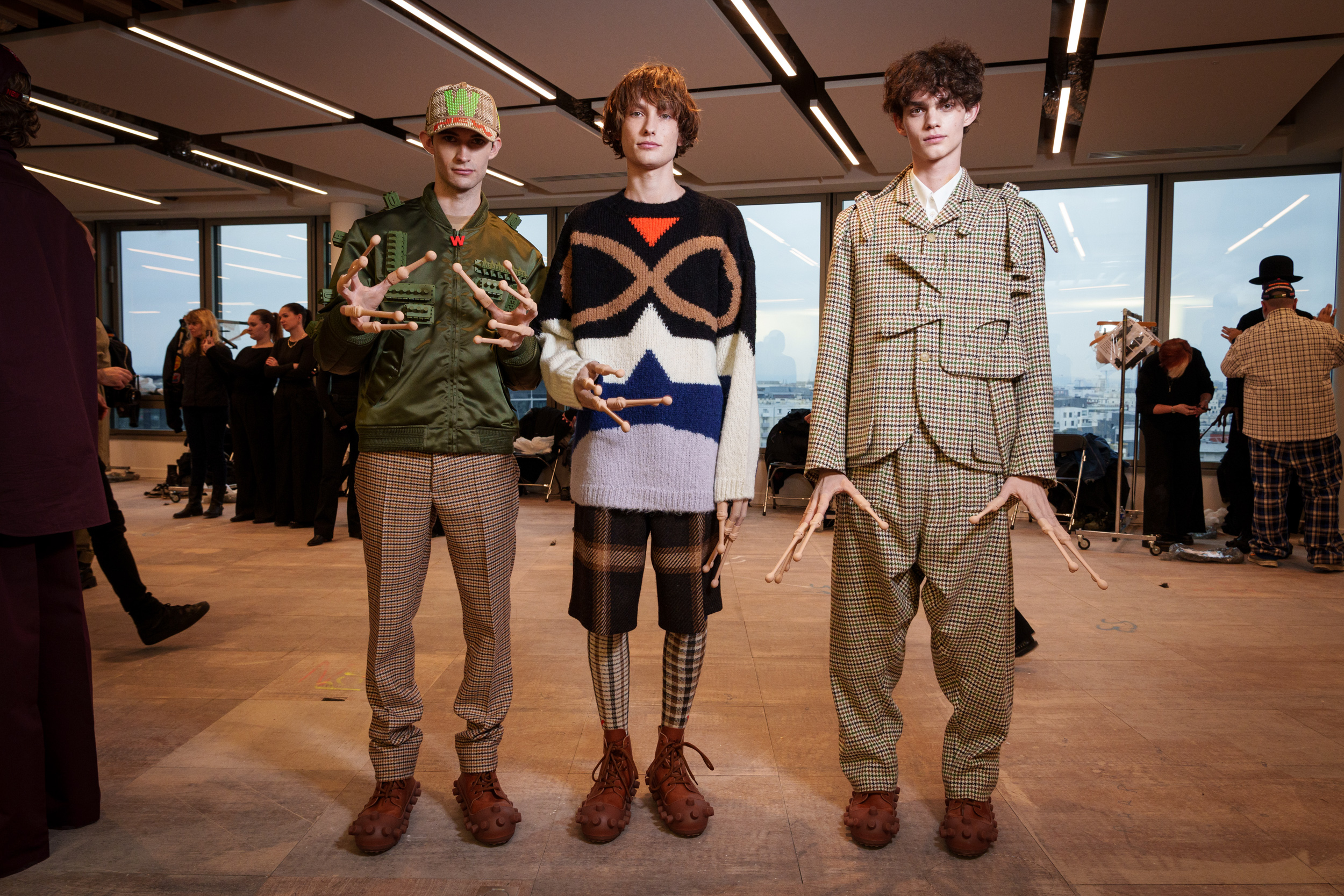 Walter Van Beirendonck Fall 2025 Men’s Fashion Show Backstage