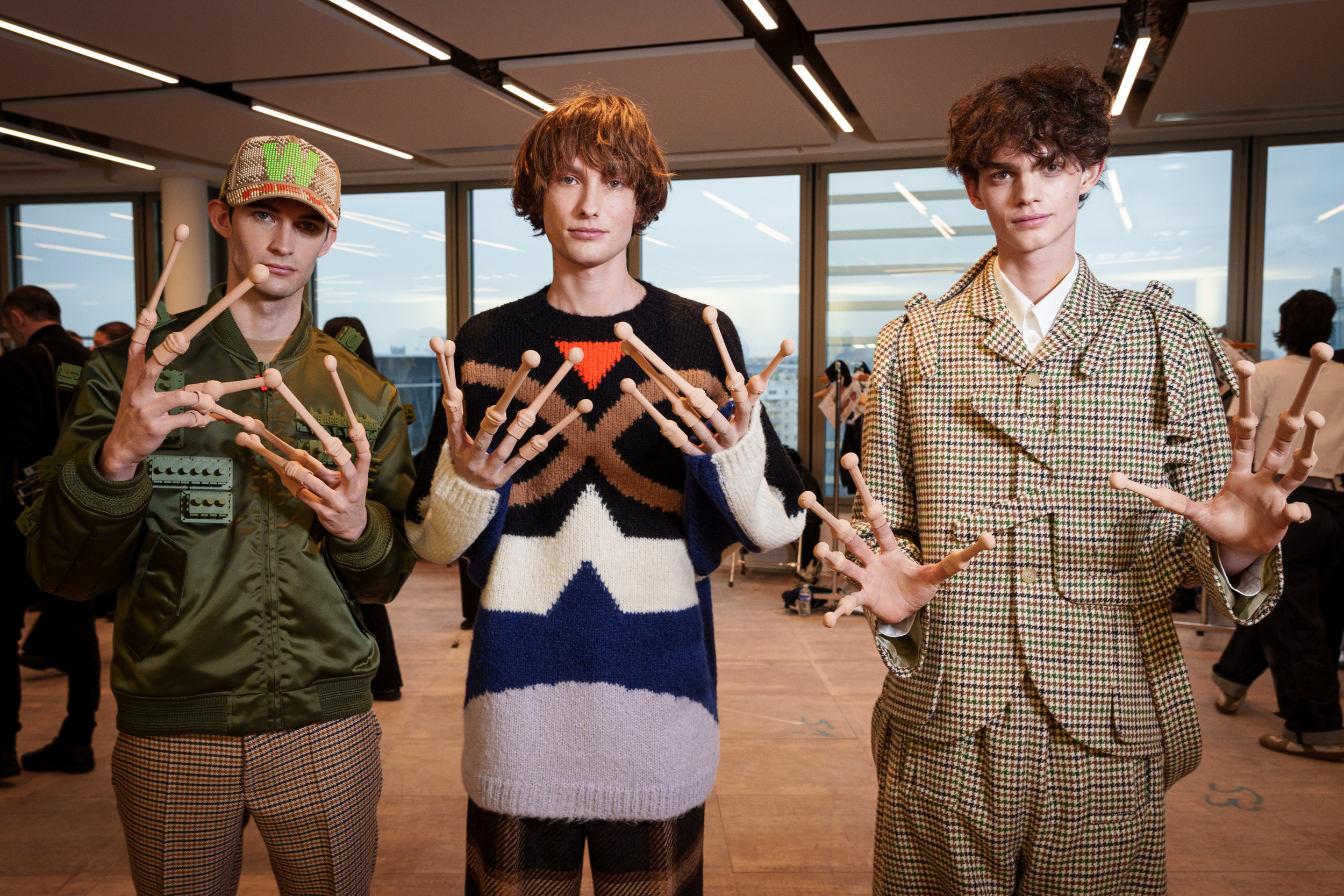 Walter Van Beirendonck Fall 2025 Men’s Fashion Show Backstage