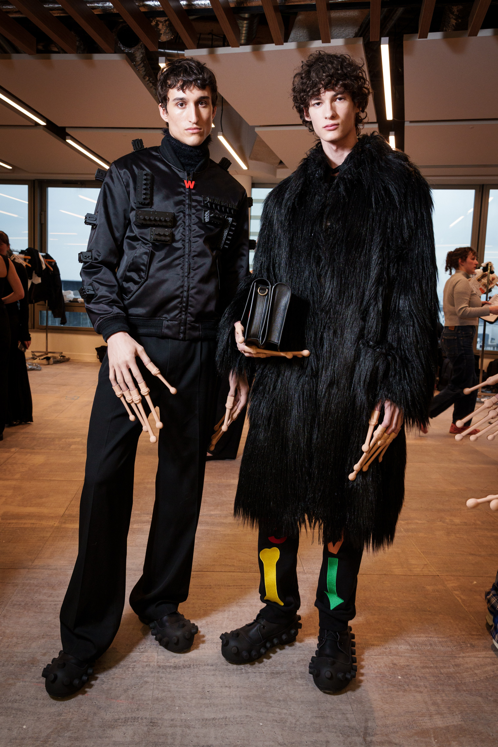 Walter Van Beirendonck Fall 2025 Men’s Fashion Show Backstage