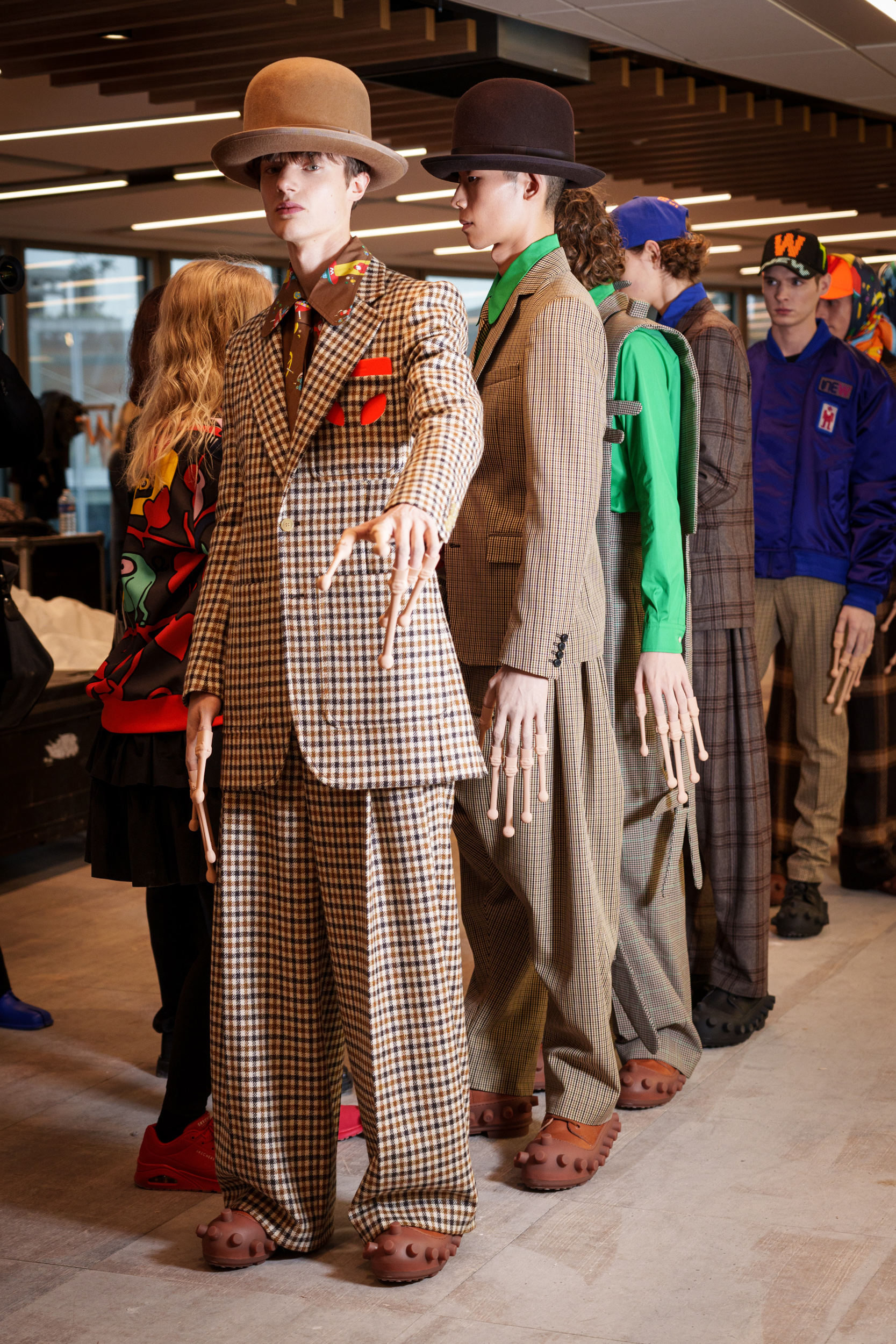 Walter Van Beirendonck Fall 2025 Men’s Fashion Show Backstage