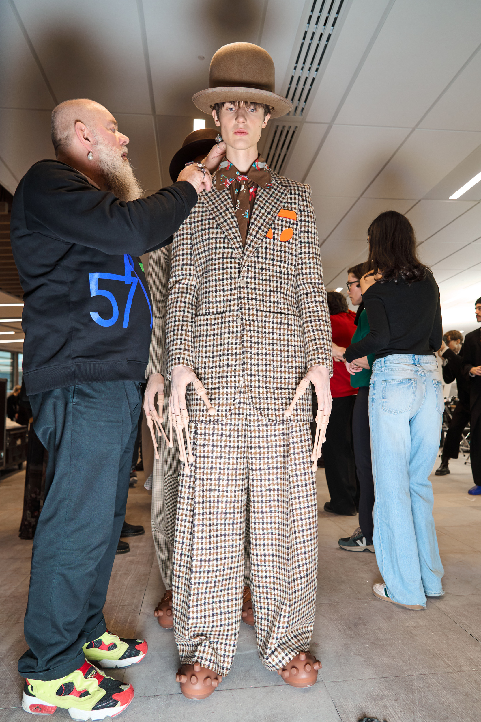 Walter Van Beirendonck Fall 2025 Men’s Fashion Show Backstage