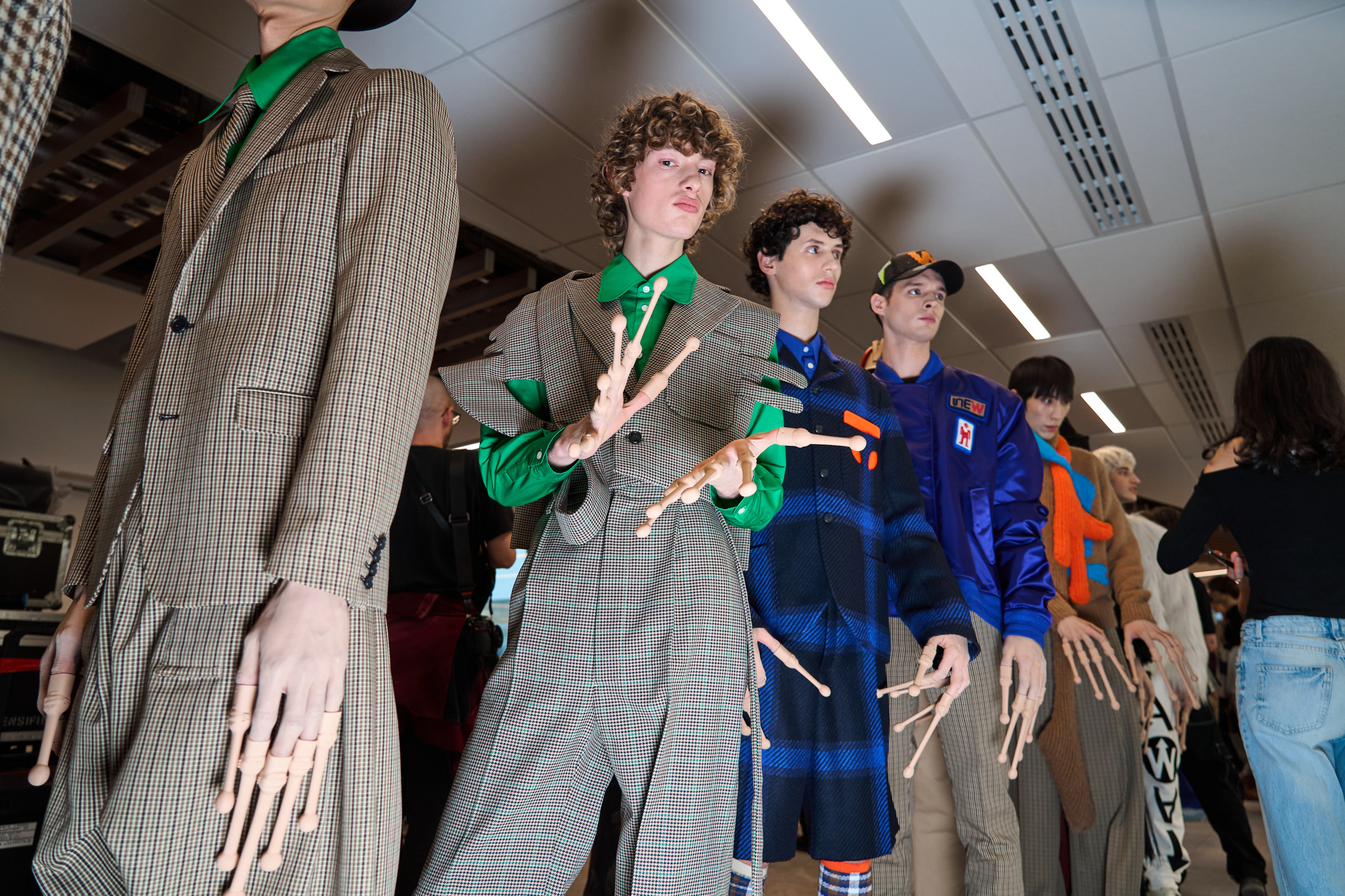 Walter Van Beirendonck Fall 2025 Men’s Fashion Show Backstage