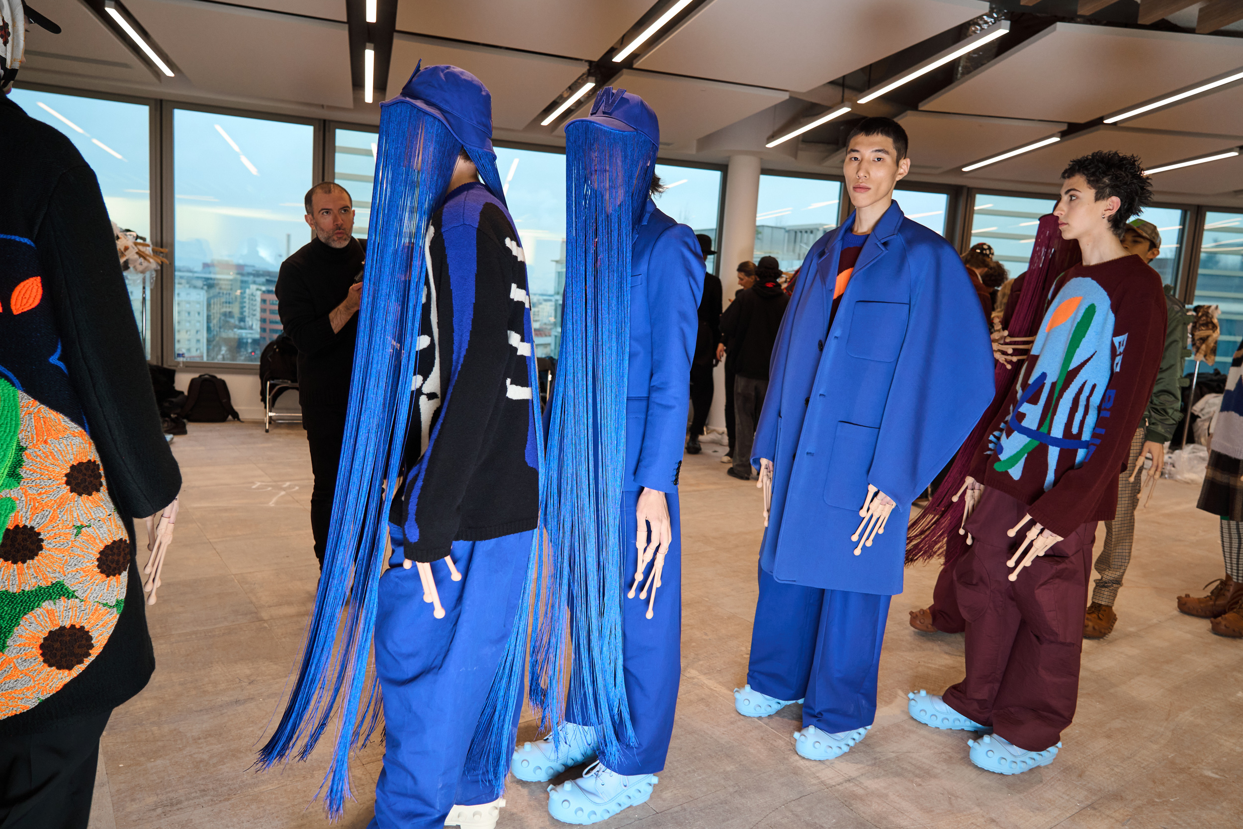 Walter Van Beirendonck Fall 2025 Men’s Fashion Show Backstage