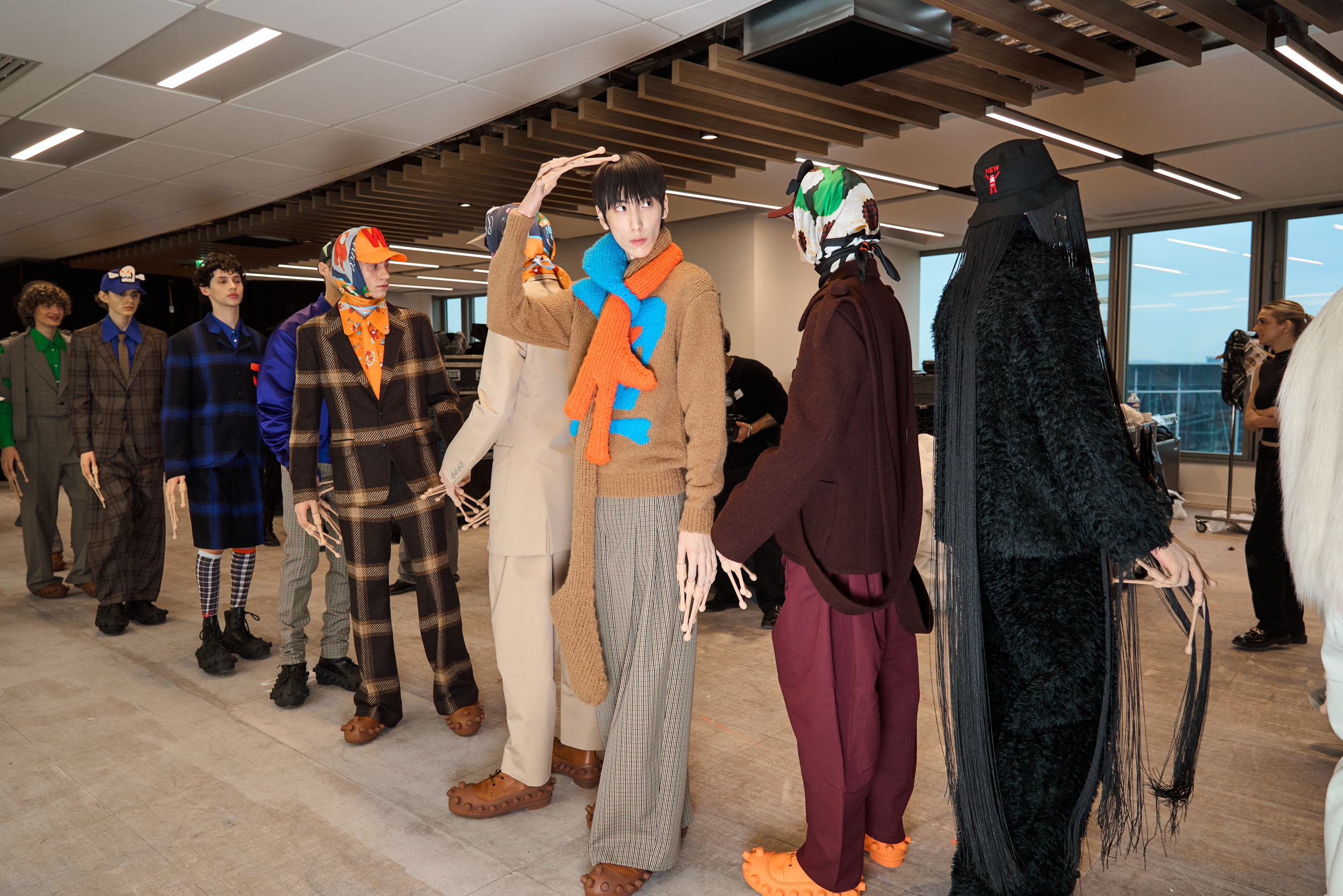 Walter Van Beirendonck Fall 2025 Men’s Fashion Show Backstage