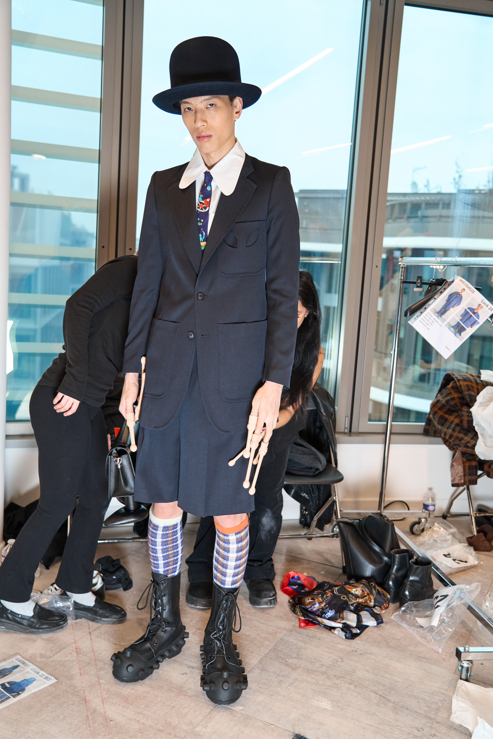 Walter Van Beirendonck Fall 2025 Men’s Fashion Show Backstage