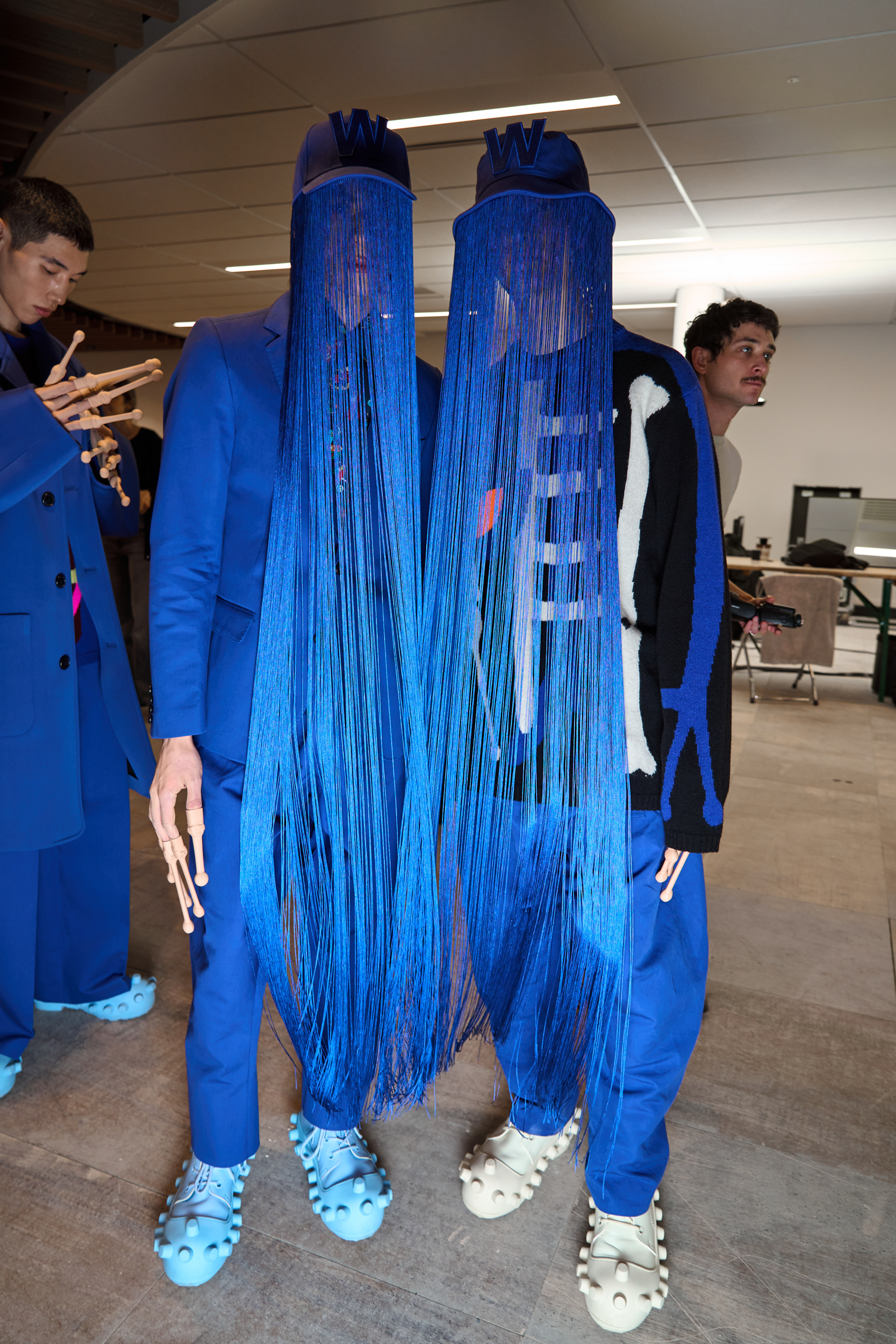 Walter Van Beirendonck Fall 2025 Men’s Fashion Show Backstage