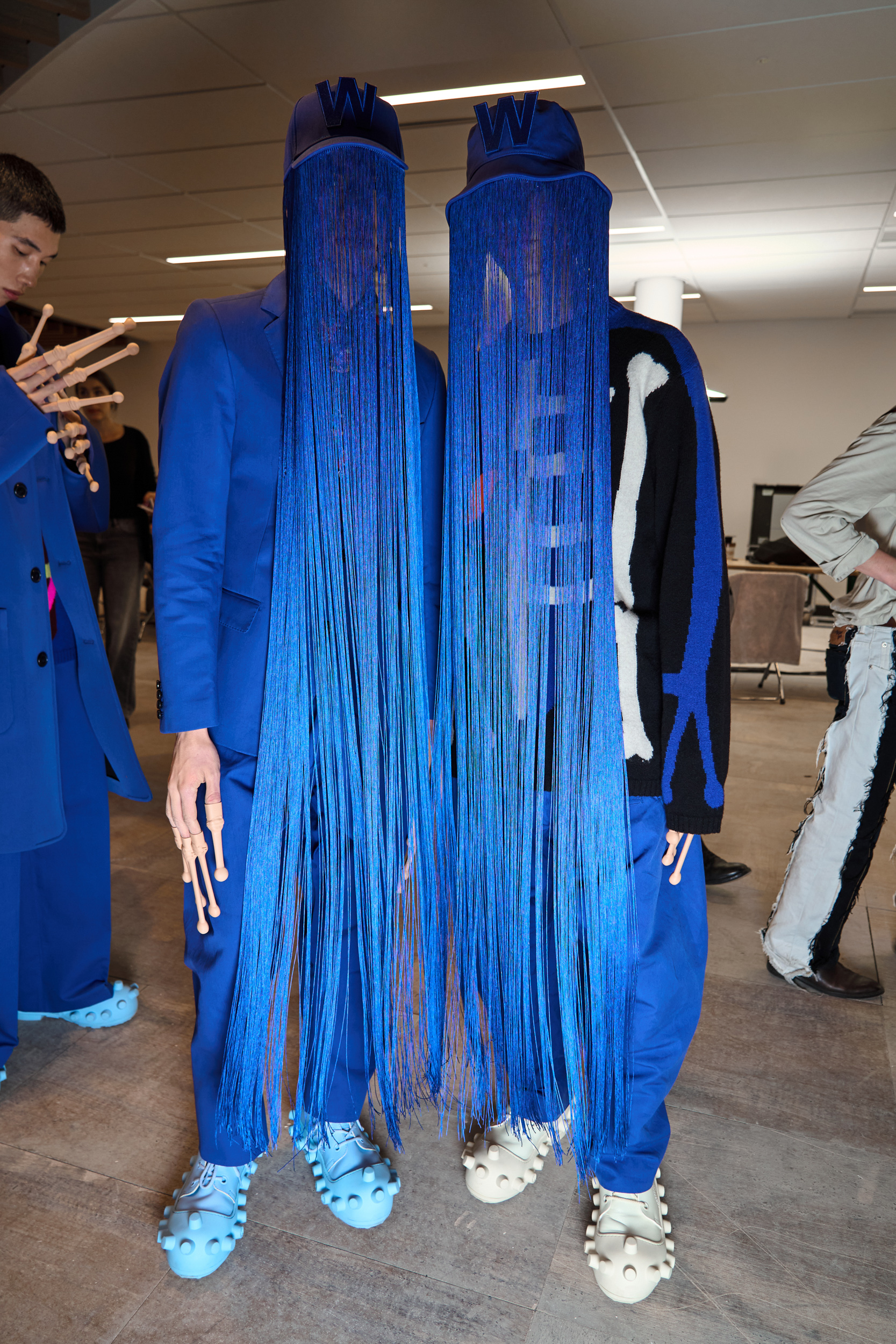 Walter Van Beirendonck Fall 2025 Men’s Fashion Show Backstage