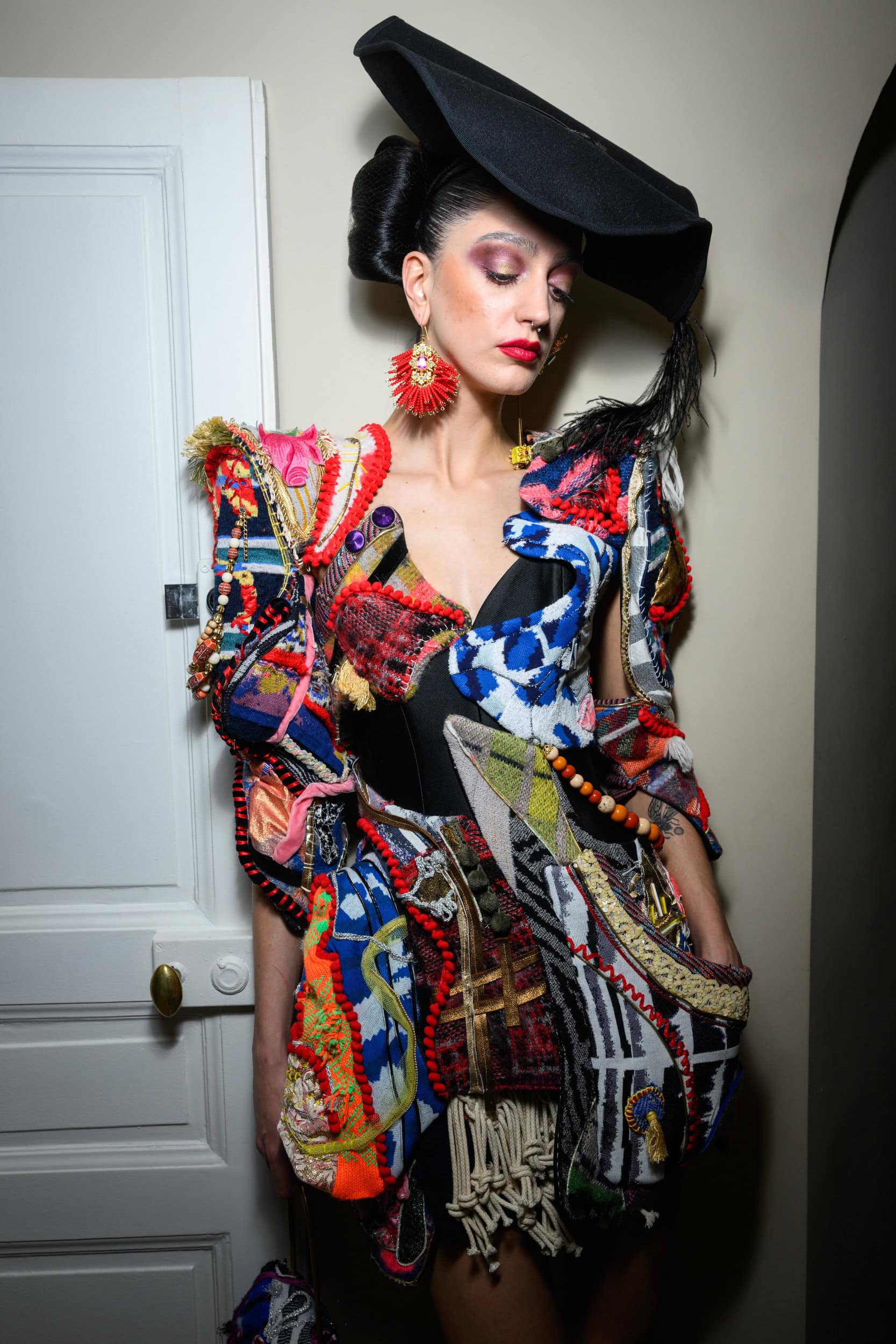 Rvdk Ronald Van Der Kemp Spring 2025 Couture Fashion Show Backstage