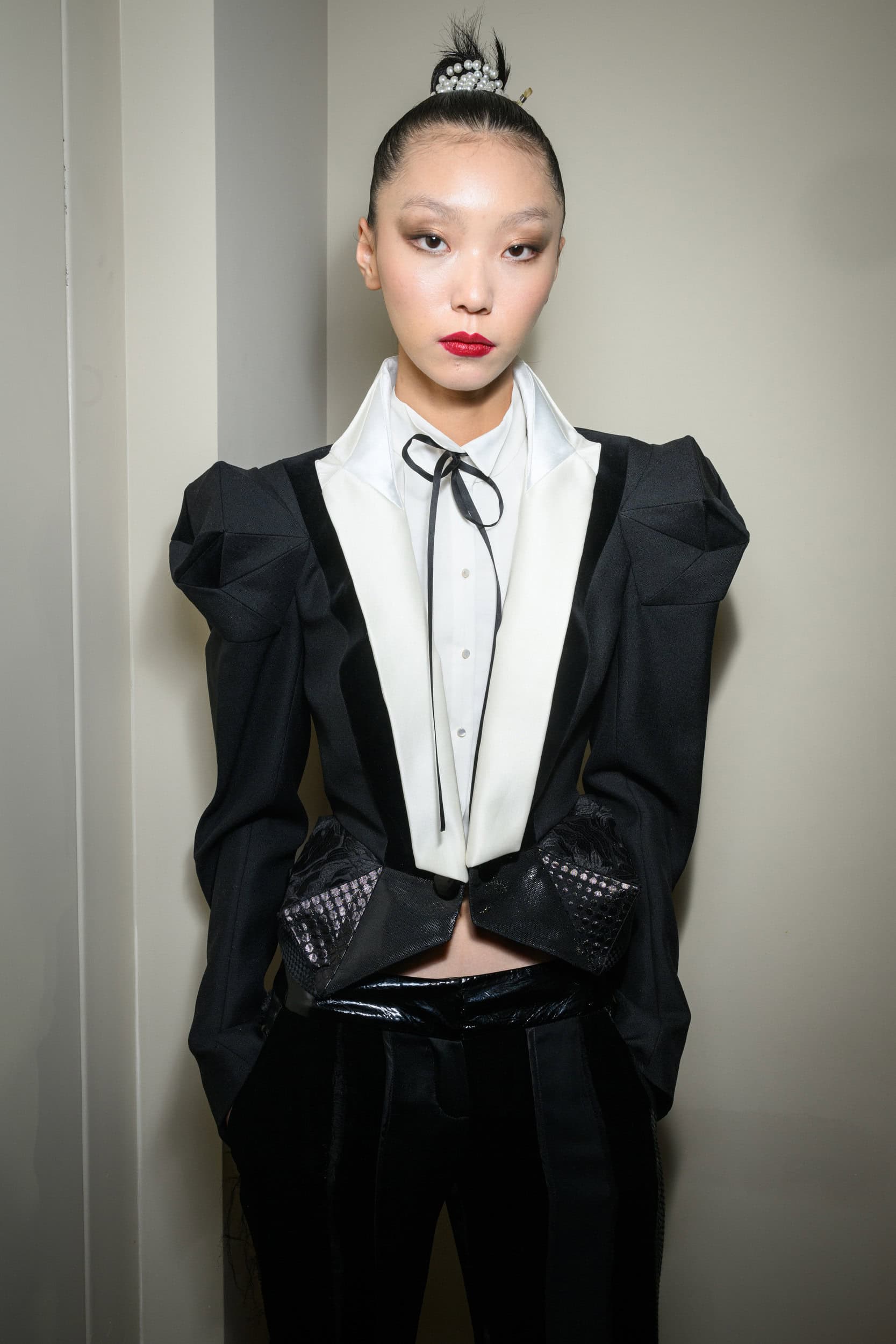 Rvdk Ronald Van Der Kemp Spring 2025 Couture Fashion Show Backstage