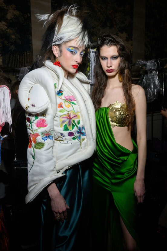 Rvdk Ronald Van Der Kemp Spring 2025 Couture Fashion Show Backstage