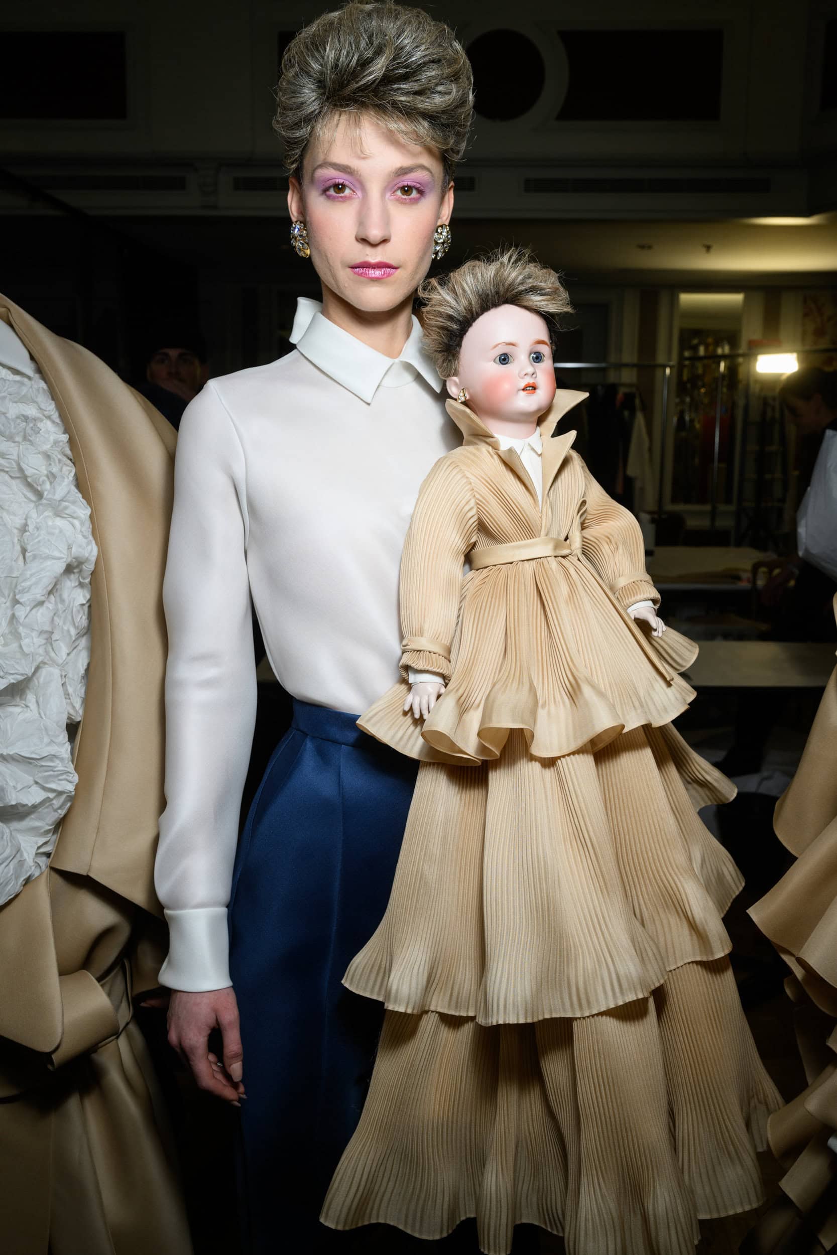 Viktor & Rolf Spring 2025 Couture Fashion Show Backstage