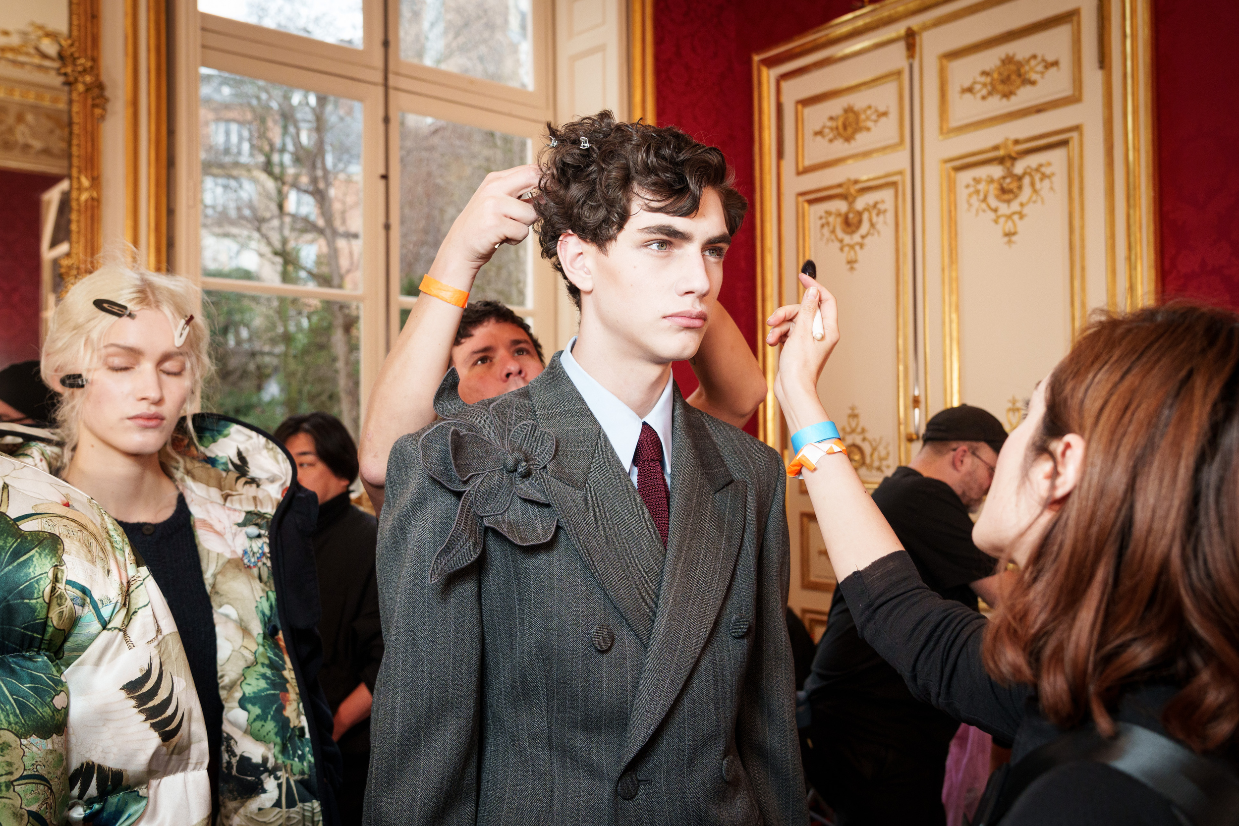 Wooyoungmi Fall 2025 Men’s Fashion Show Backstage