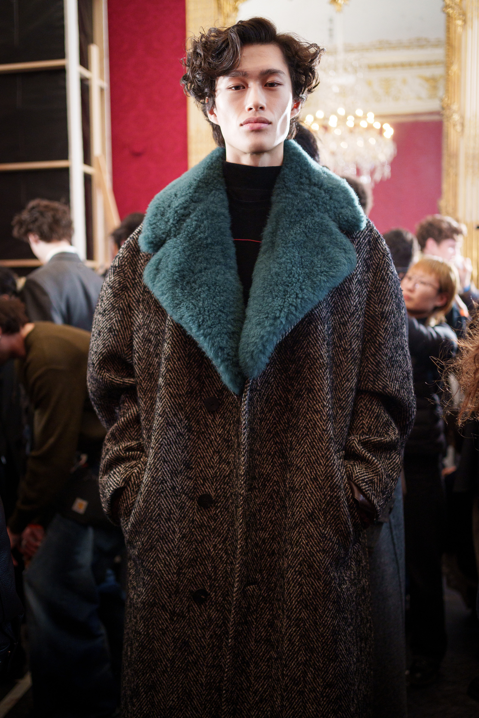 Wooyoungmi Fall 2025 Men’s Fashion Show Backstage