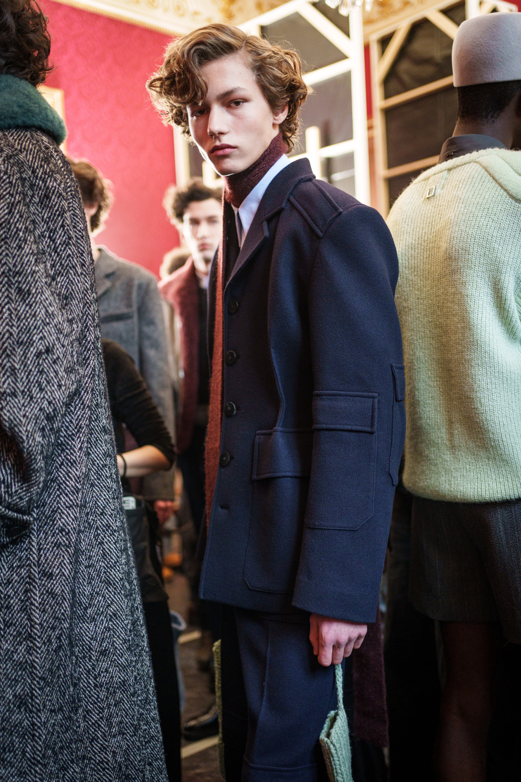 Wooyoungmi Fall 2025 Men’s Fashion Show Backstage