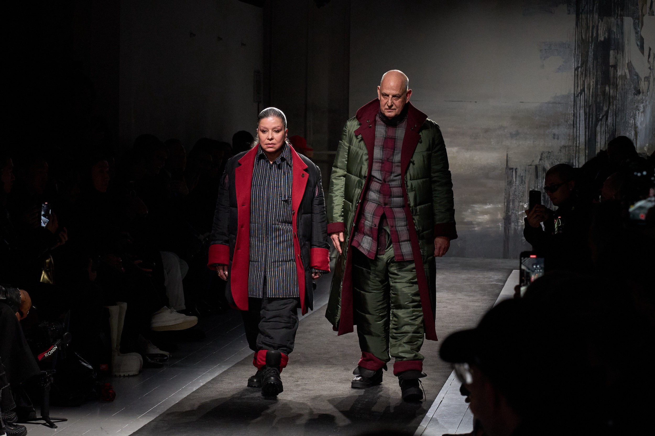 Yohji Yamamoto Fall 2025 Men’s Fashion Show Atmosphere