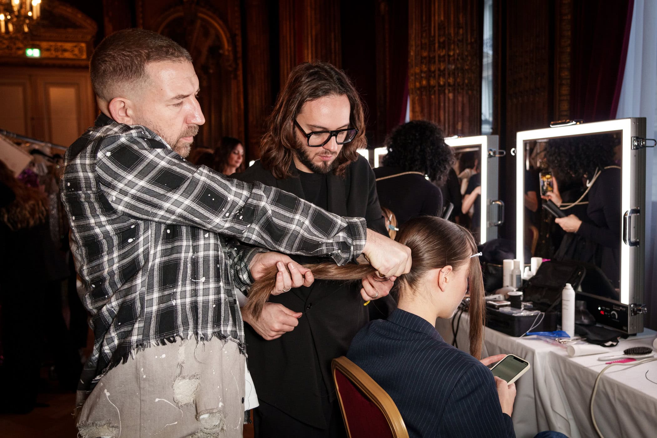 Ziad Nakad Spring 2025 Couture Fashion Show Backstage