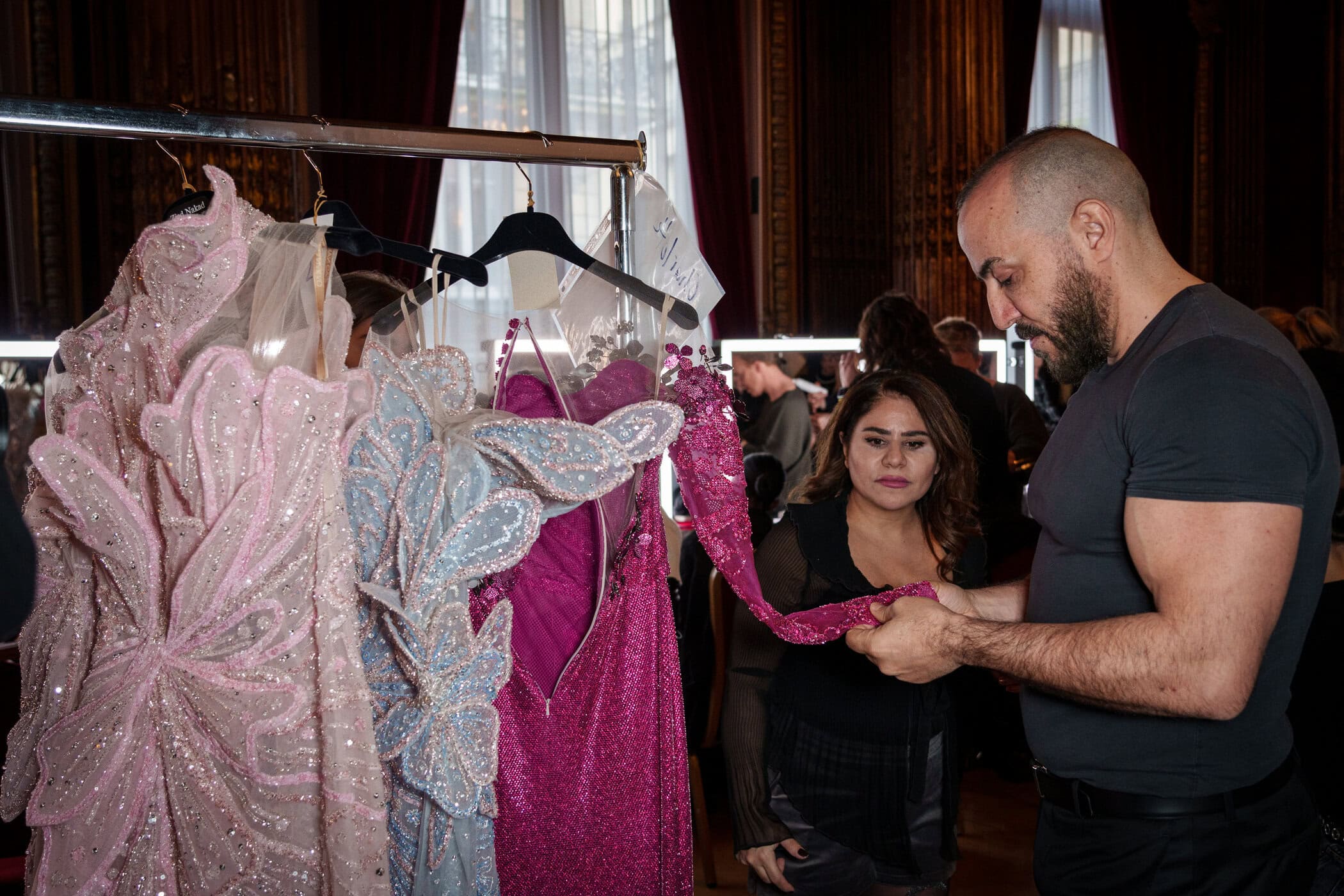 Ziad Nakad Spring 2025 Couture Fashion Show Backstage