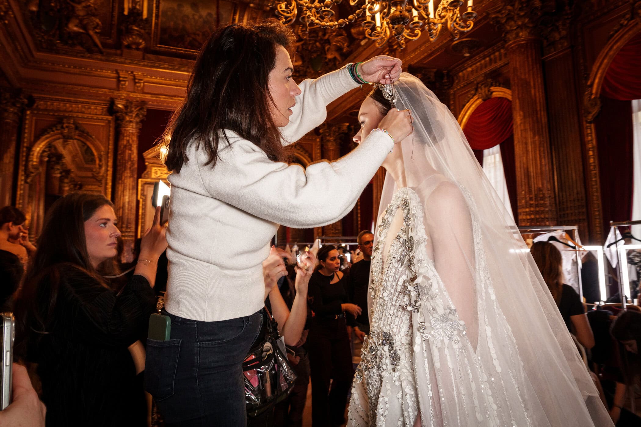 Ziad Nakad Spring 2025 Couture Fashion Show Backstage