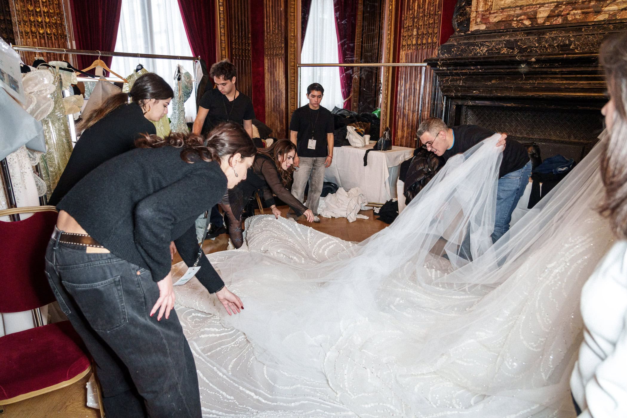 Ziad Nakad Spring 2025 Couture Fashion Show Backstage