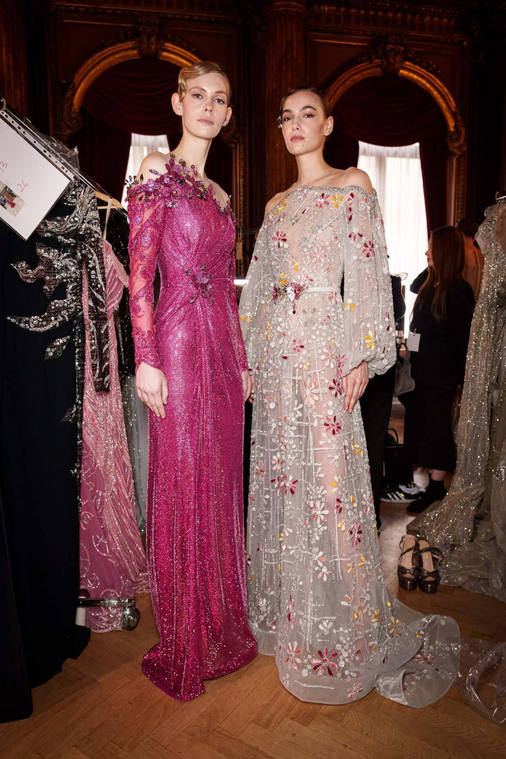 Ziad Nakad Spring 2025 Couture Fashion Show Backstage