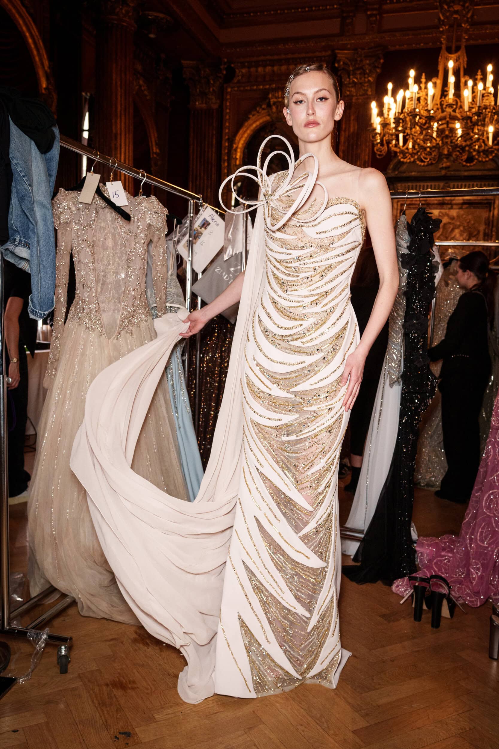 Ziad Nakad Spring 2025 Couture Fashion Show Backstage