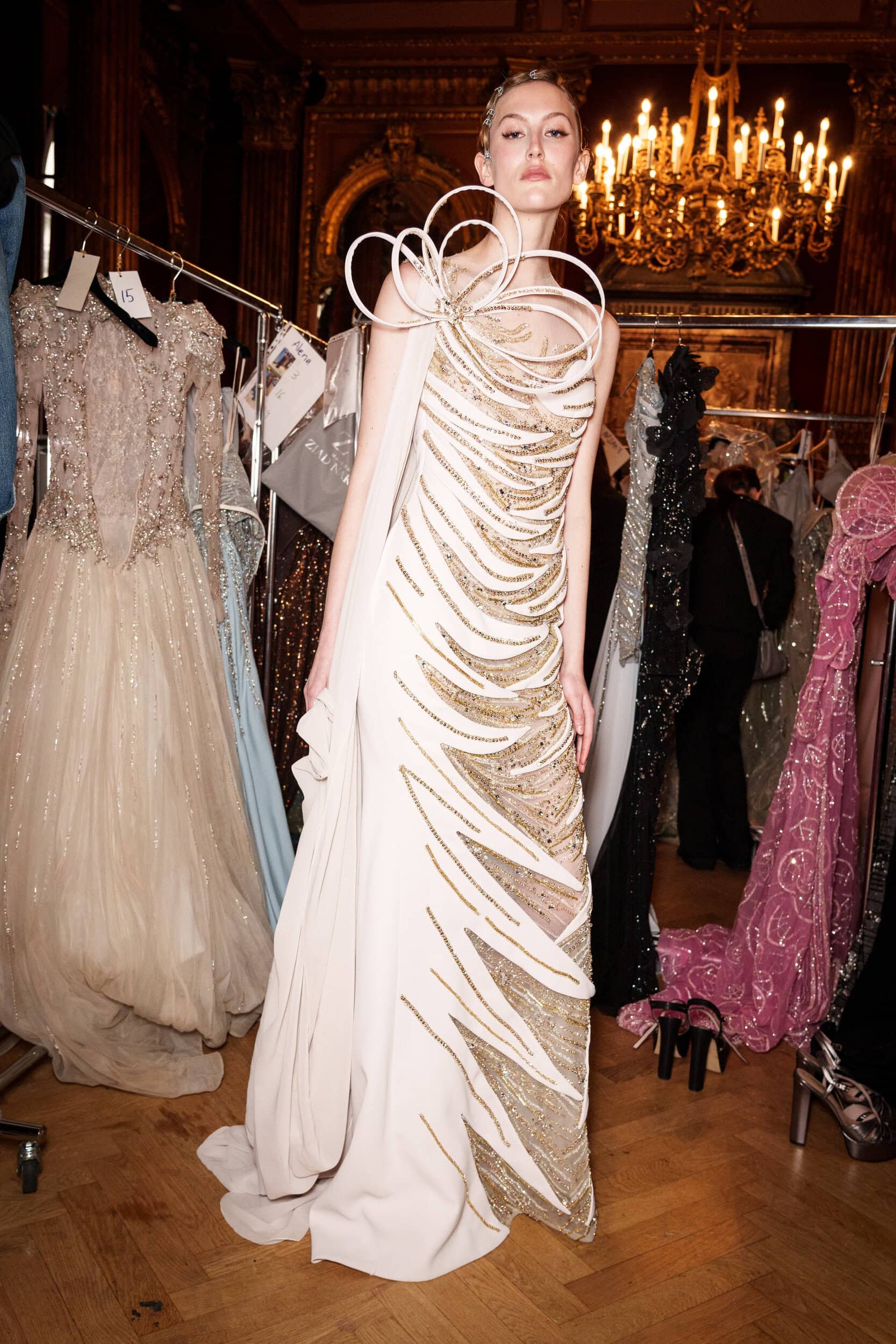 Ziad Nakad Spring 2025 Couture Fashion Show Backstage