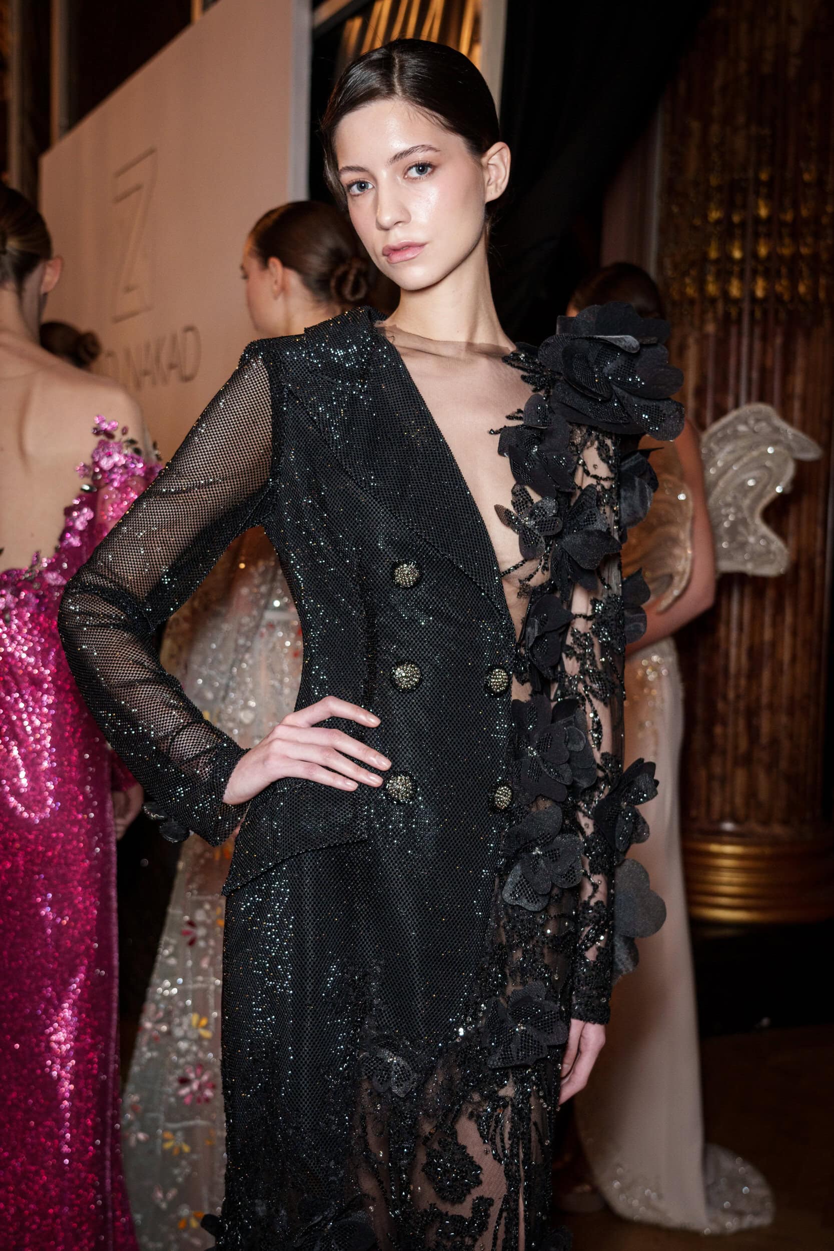 Ziad Nakad Spring 2025 Couture Fashion Show Backstage