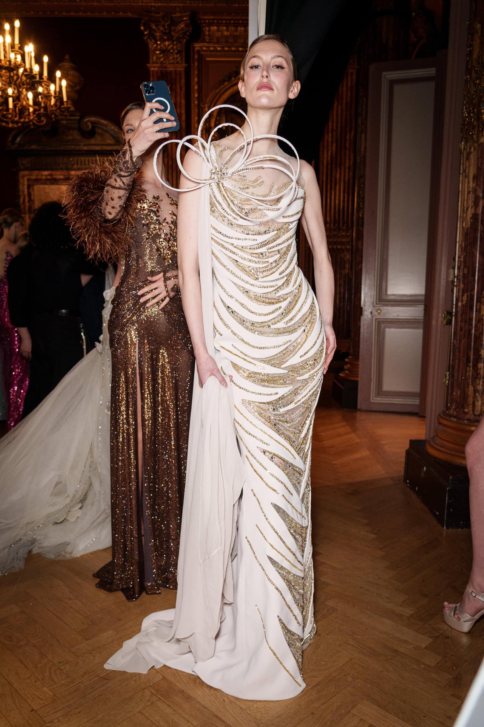 Ziad Nakad Spring 2025 Couture Fashion Show Backstage