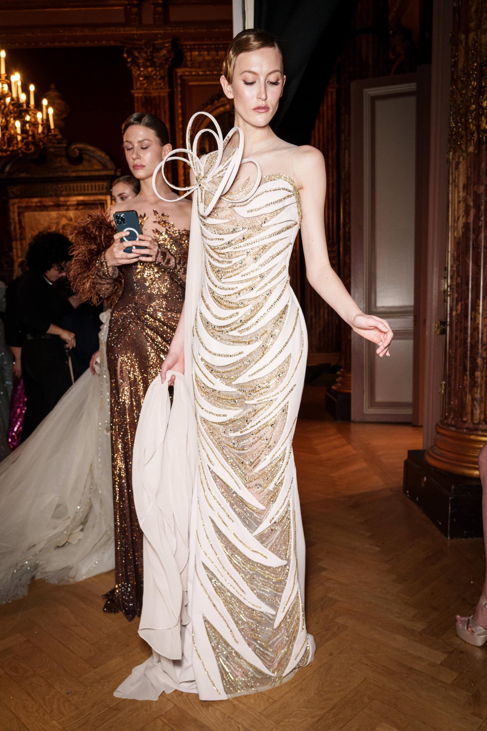 Ziad Nakad Spring 2025 Couture Fashion Show Backstage