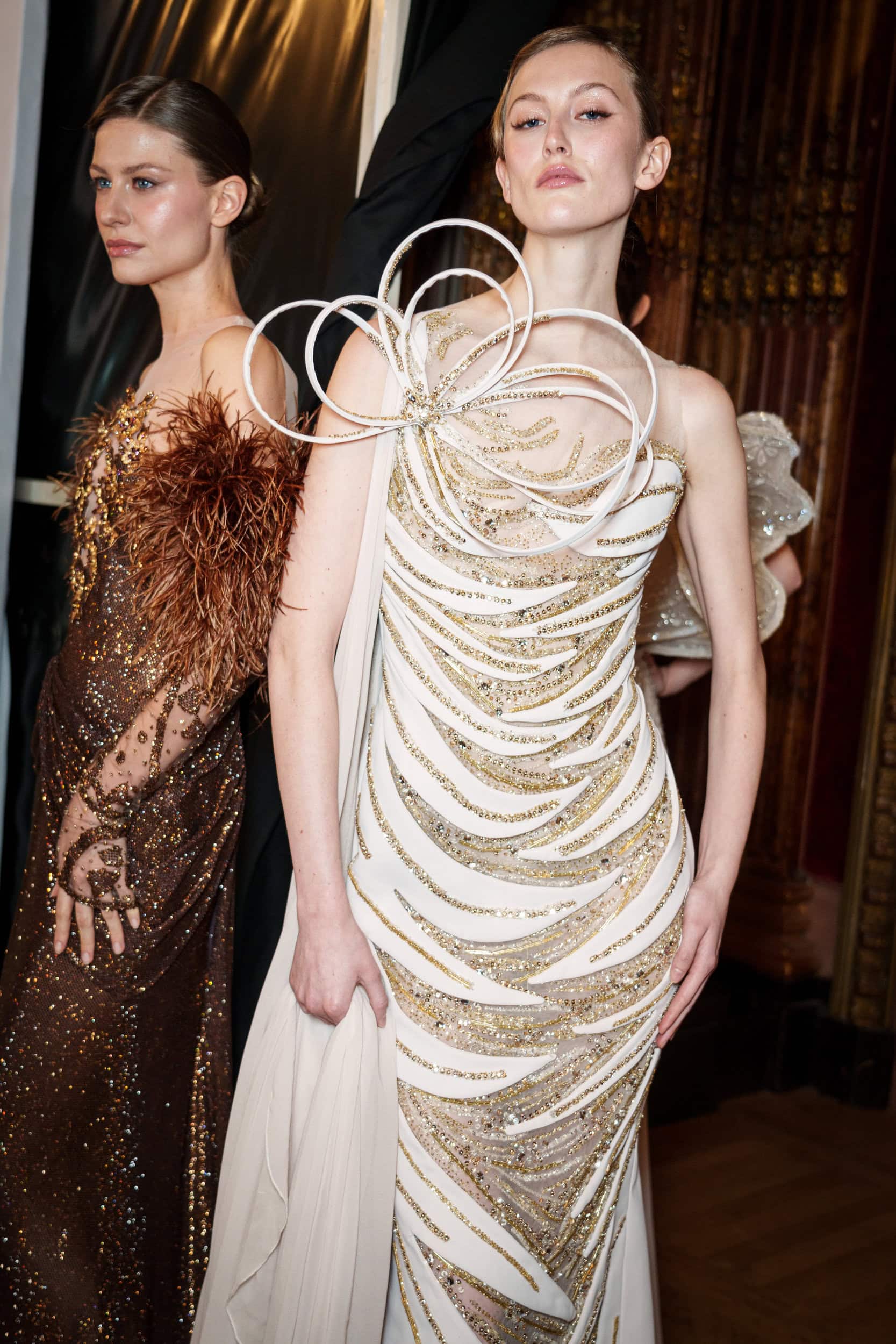 Ziad Nakad Spring 2025 Couture Fashion Show Backstage