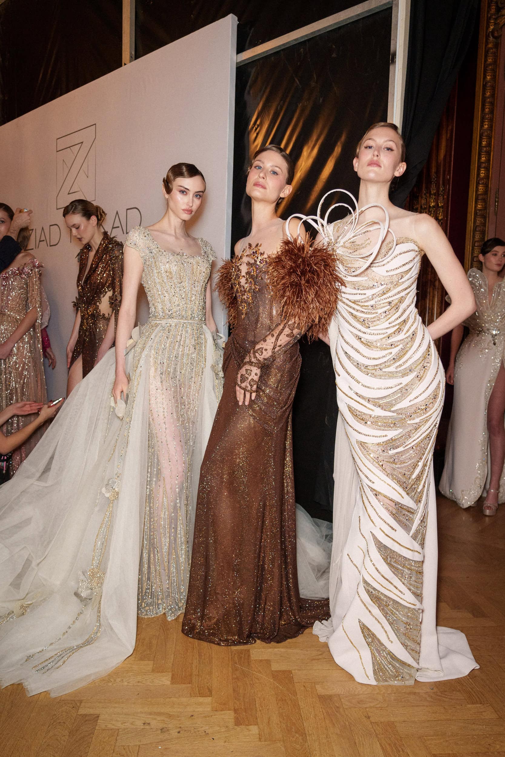 Ziad Nakad Spring 2025 Couture Fashion Show Backstage