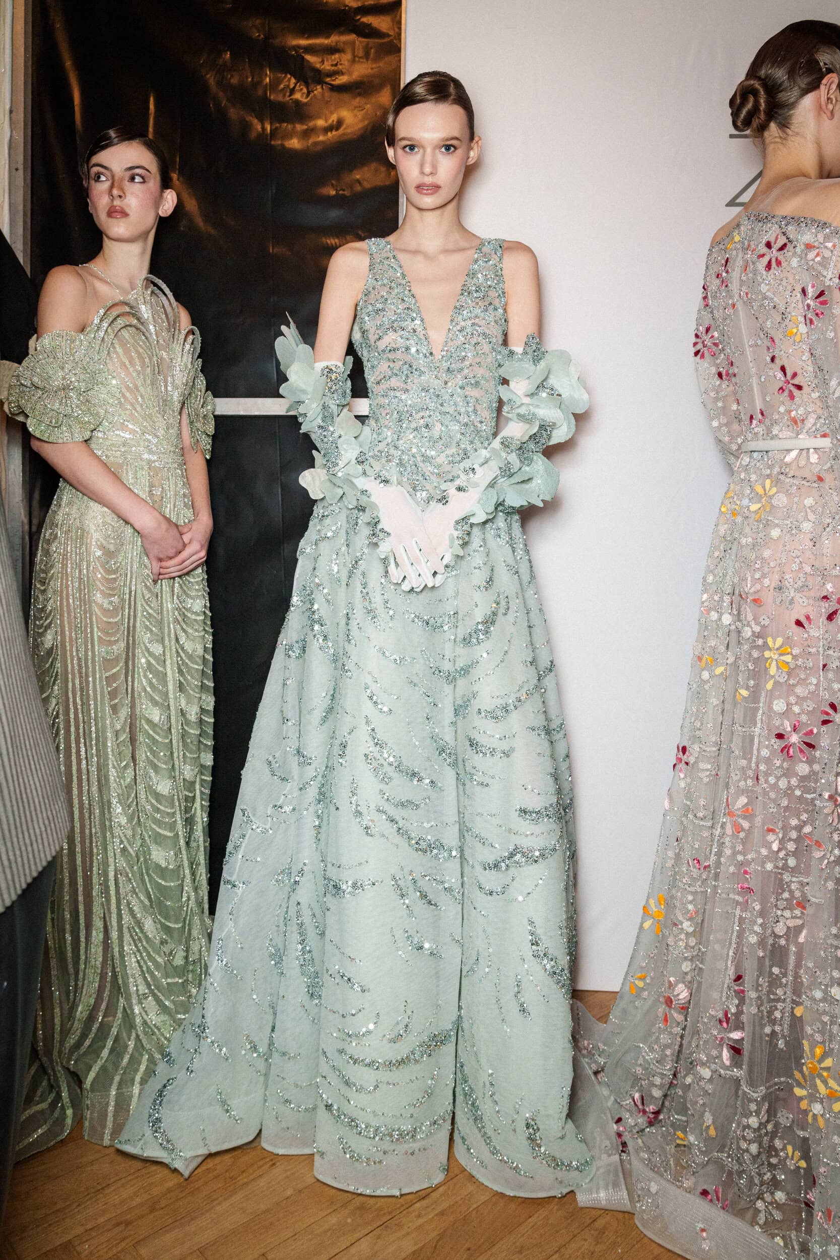 Ziad Nakad Spring 2025 Couture Fashion Show Backstage