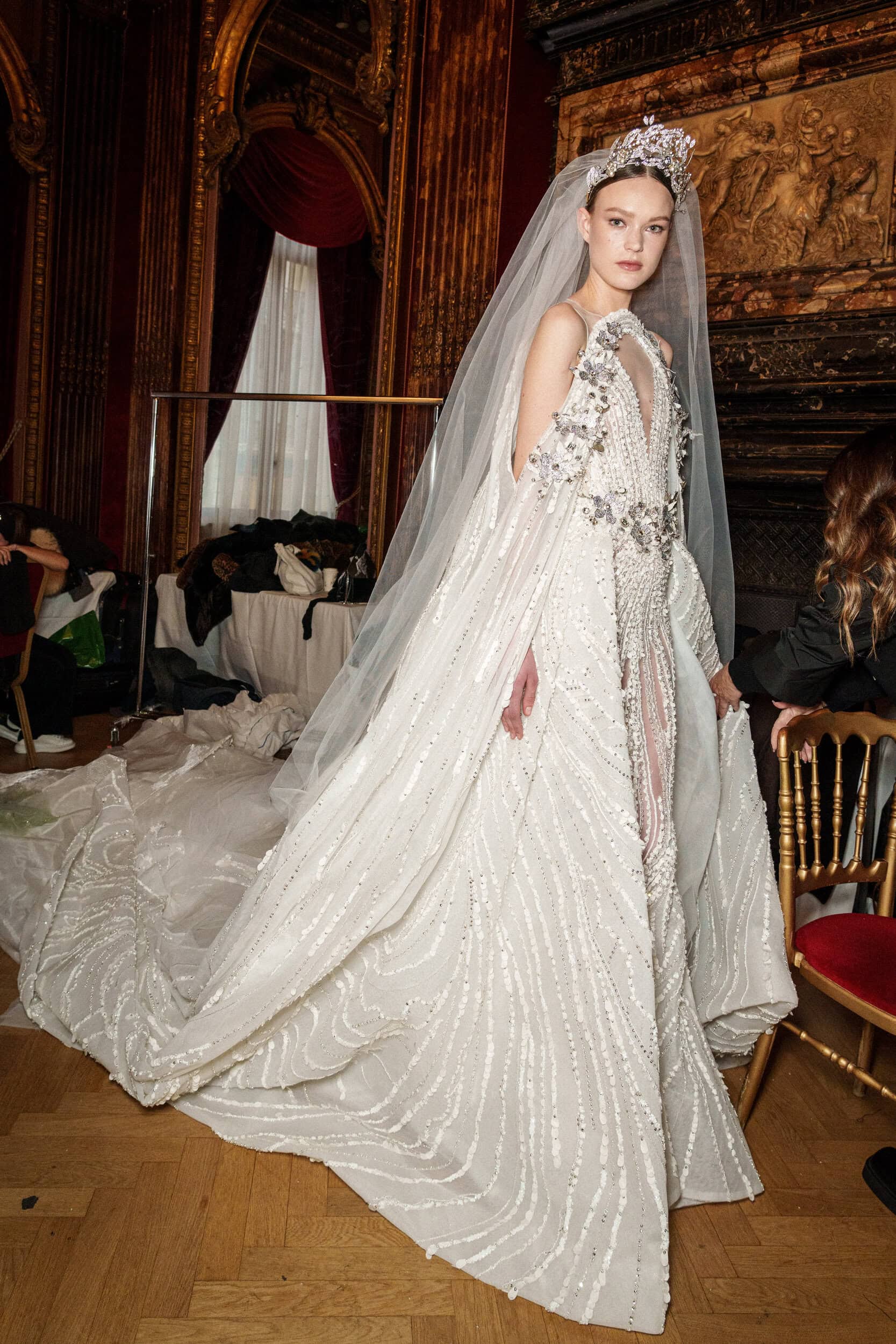 Ziad Nakad Spring 2025 Couture Fashion Show Backstage