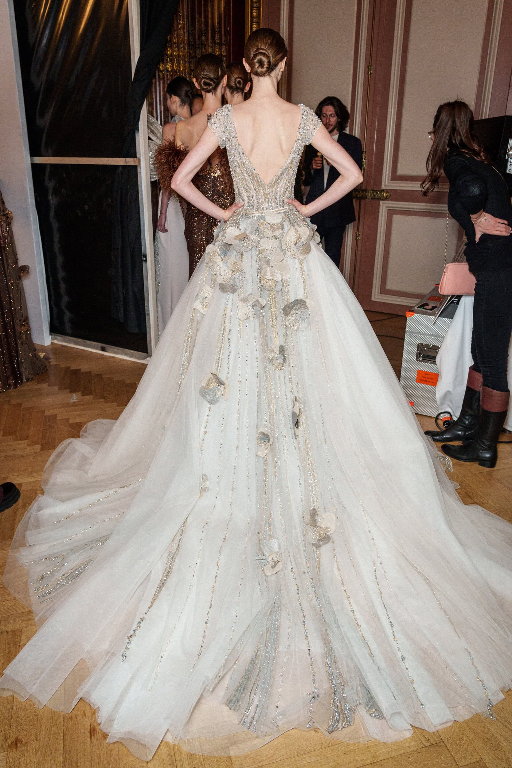 Ziad Nakad Spring 2025 Couture Fashion Show Backstage