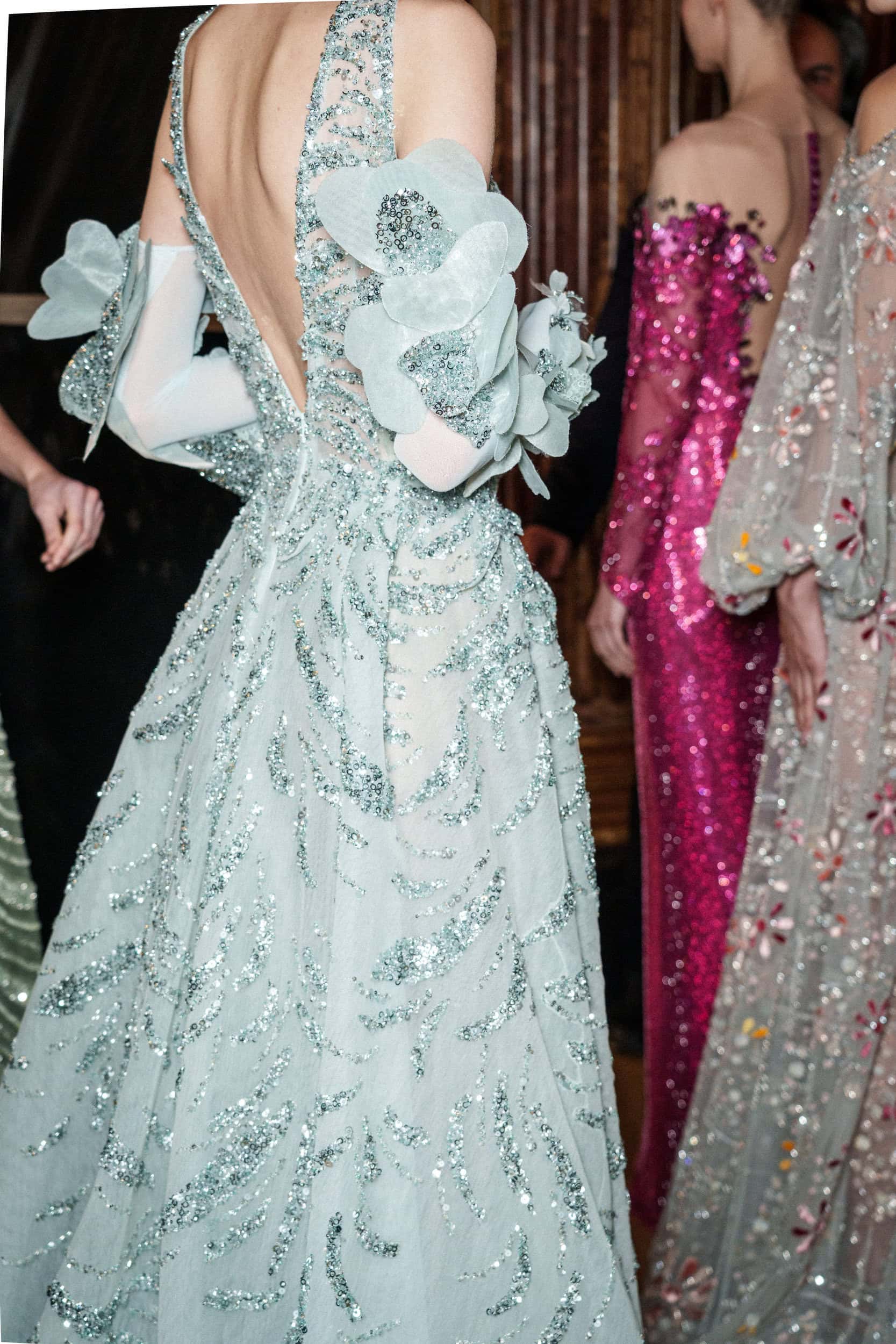 Ziad Nakad Spring 2025 Couture Fashion Show Backstage