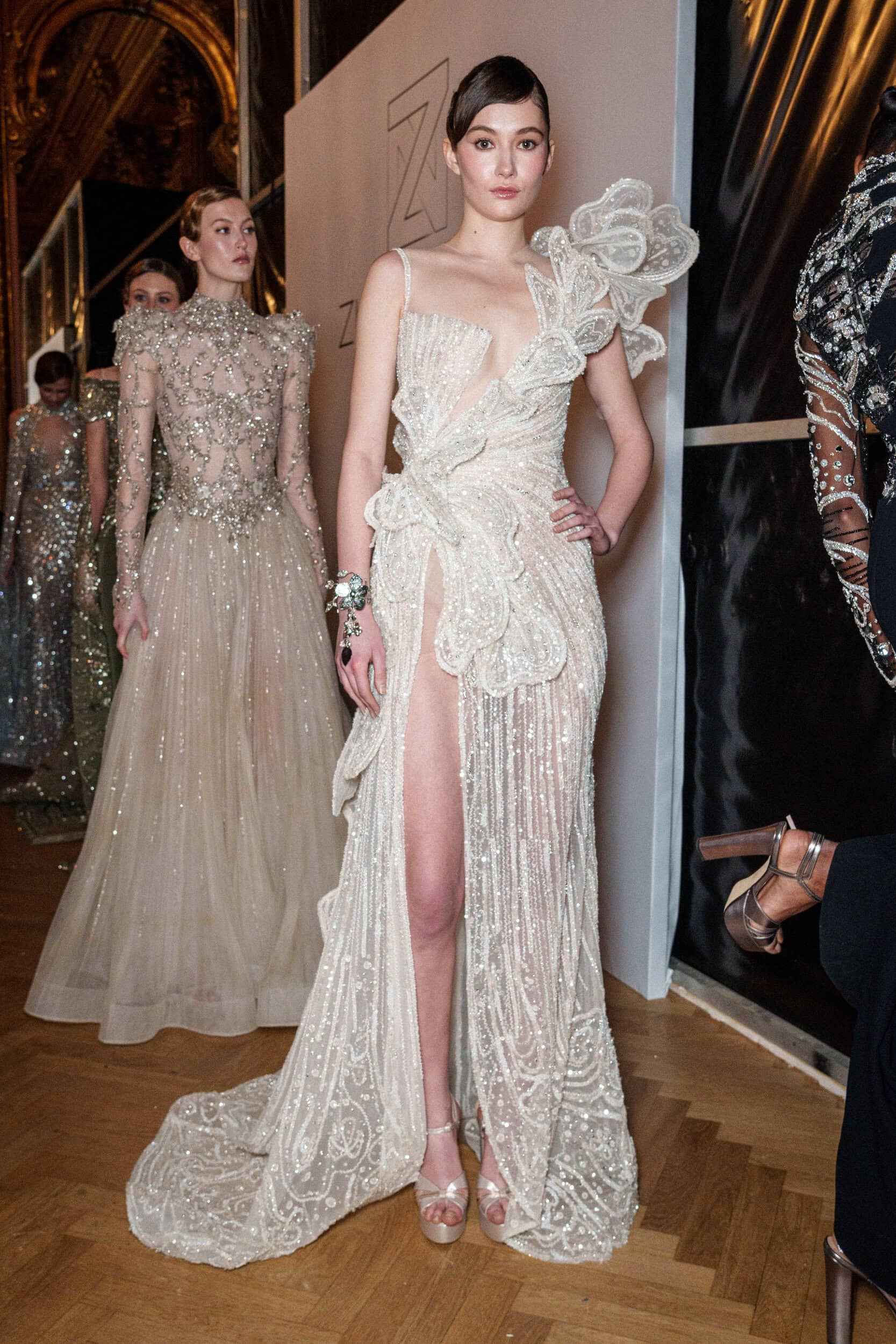 Ziad Nakad Spring 2025 Couture Fashion Show Backstage