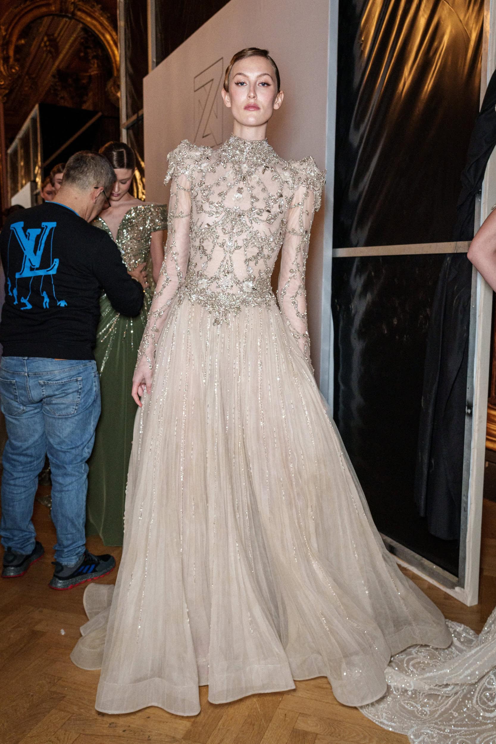 Ziad Nakad Spring 2025 Couture Fashion Show Backstage