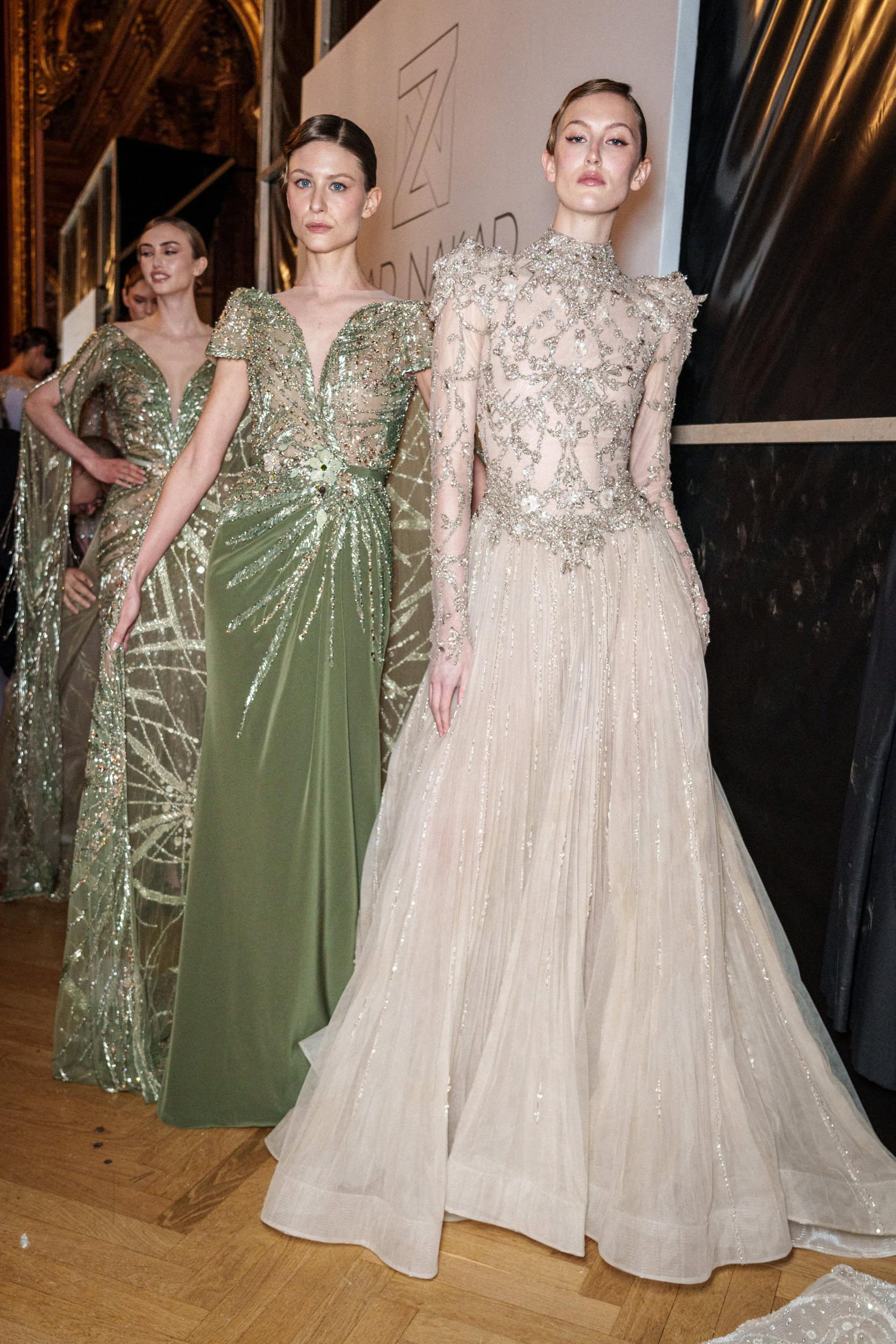 Ziad Nakad Spring 2025 Couture Fashion Show Backstage